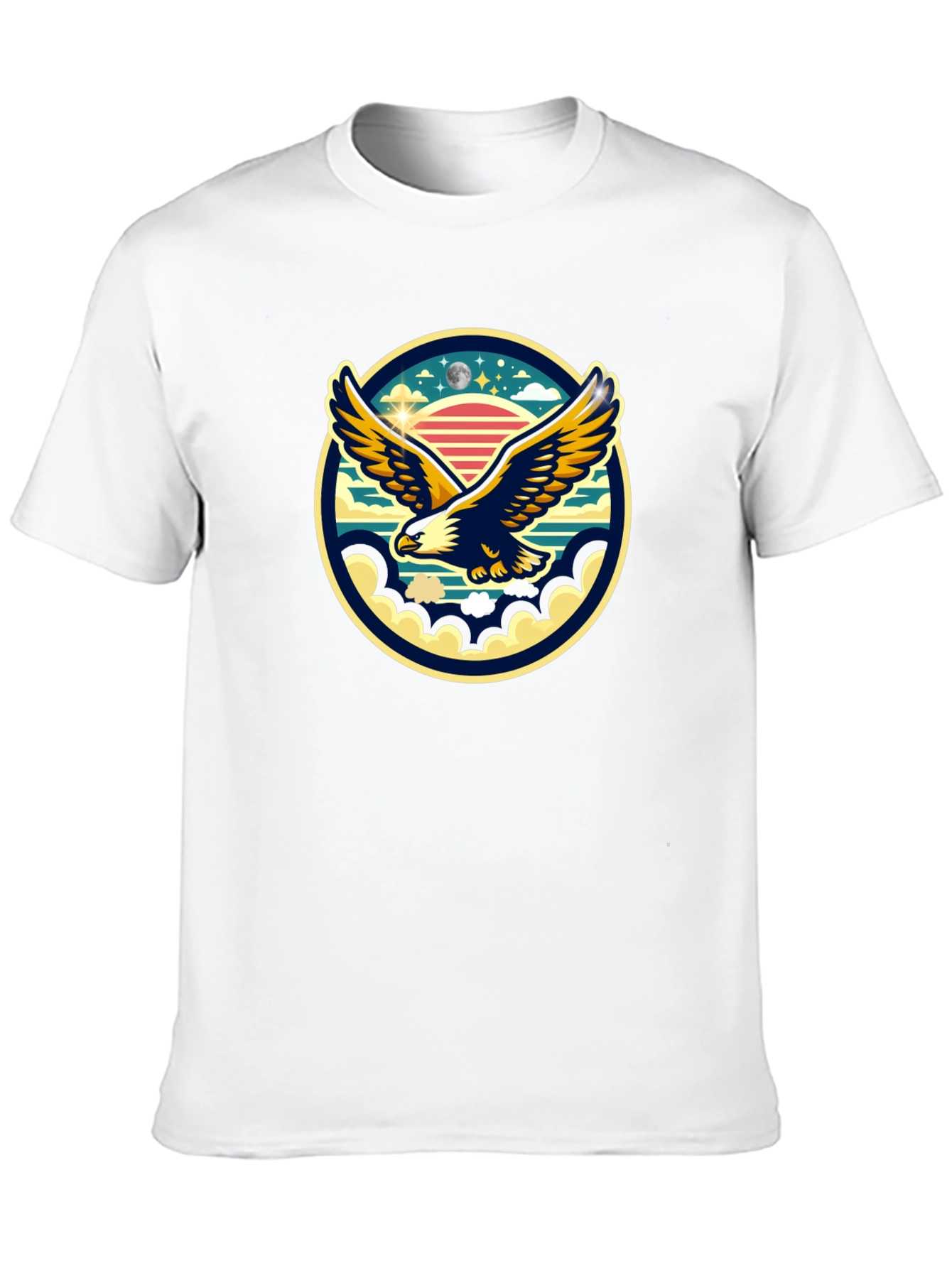 Black Eagle Graphic Tee - Retro Style view 10