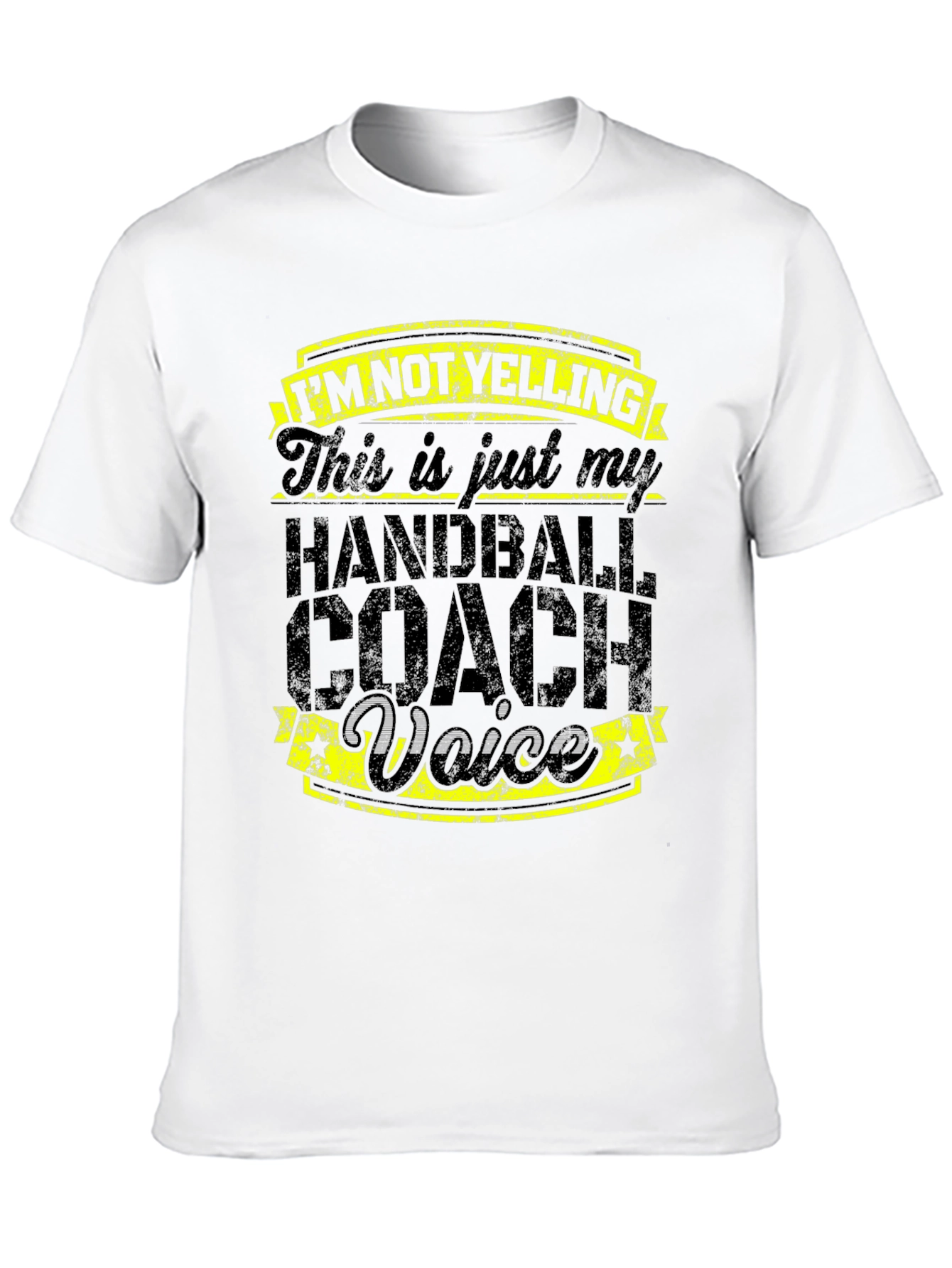 Black Handball Coach Voice T-Shirt - Funny Gift view 10