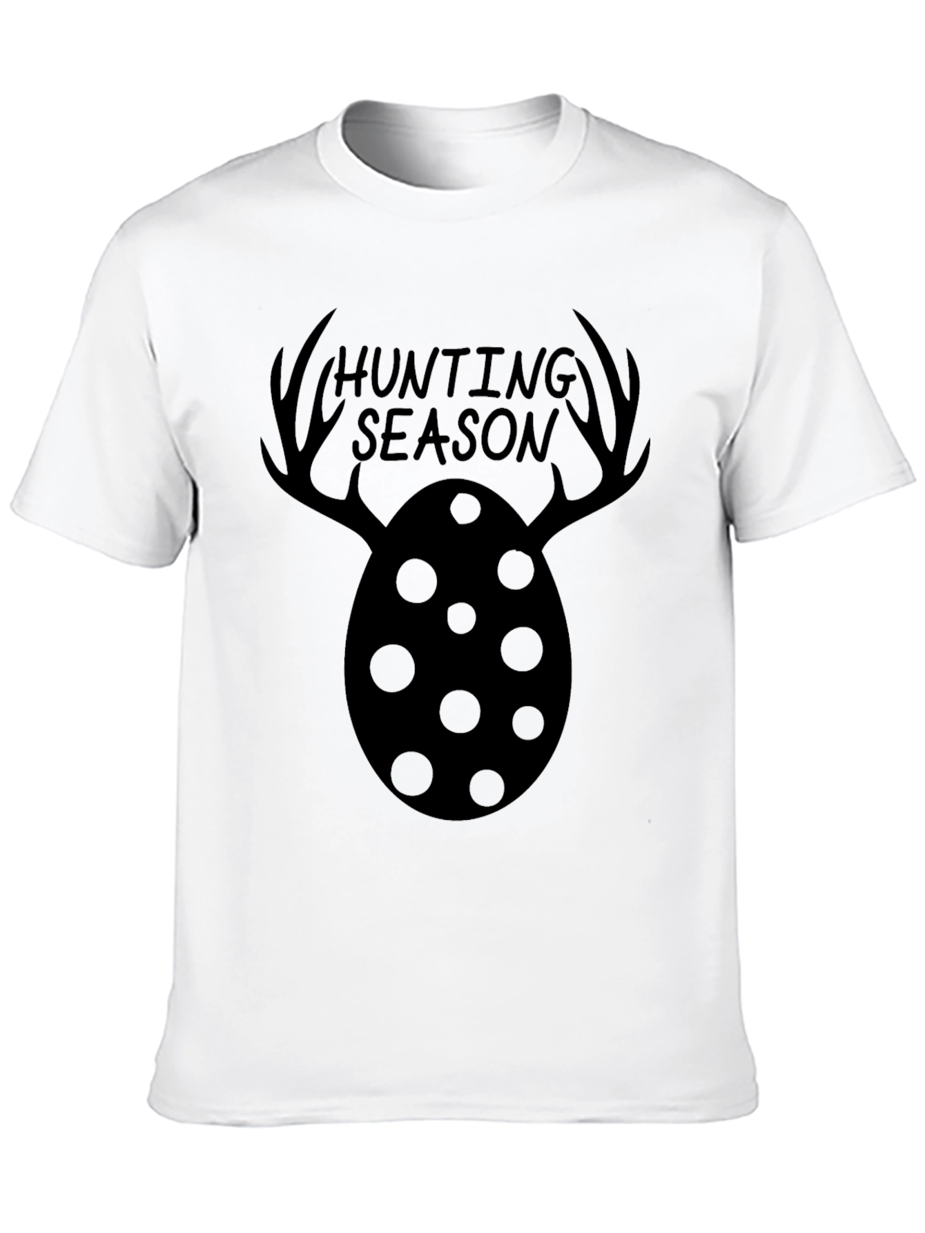 Black Hunting Season Easter Egg Graphic Tee view 10