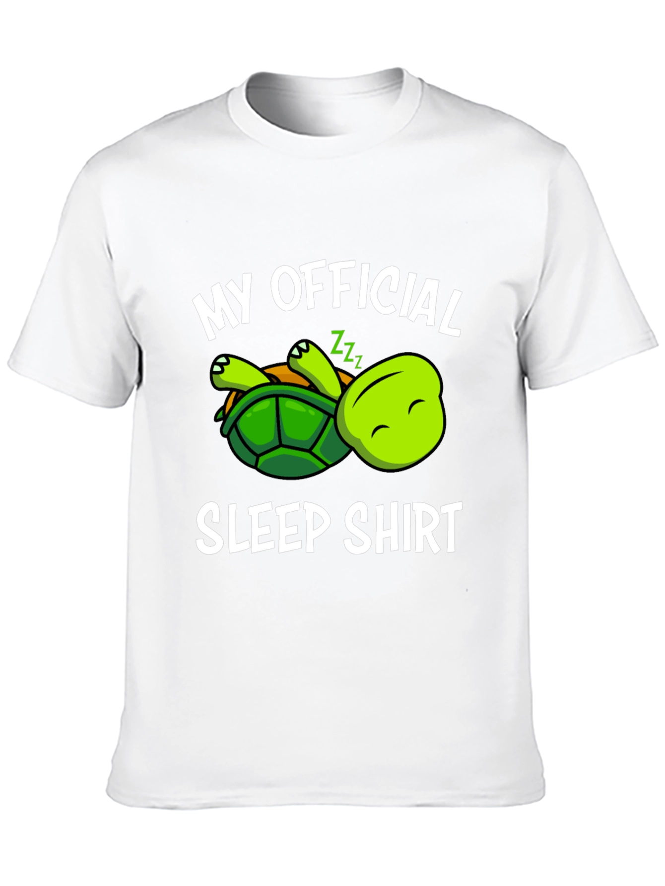 Black Turtle Sleep Shirt - Soft Cotton view 10