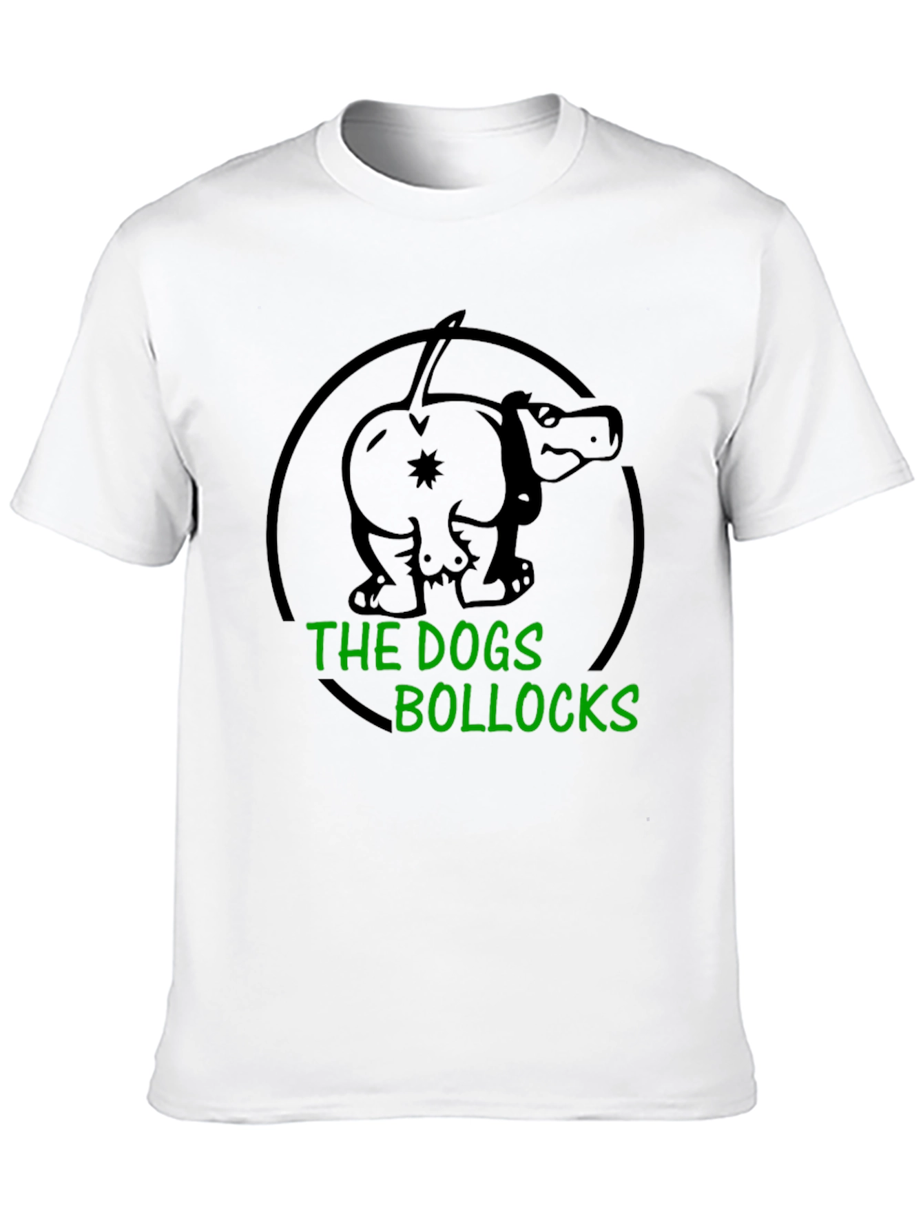 Black The Dogs Bollocks T-Shirt - Humorous Graphic Tee view 10