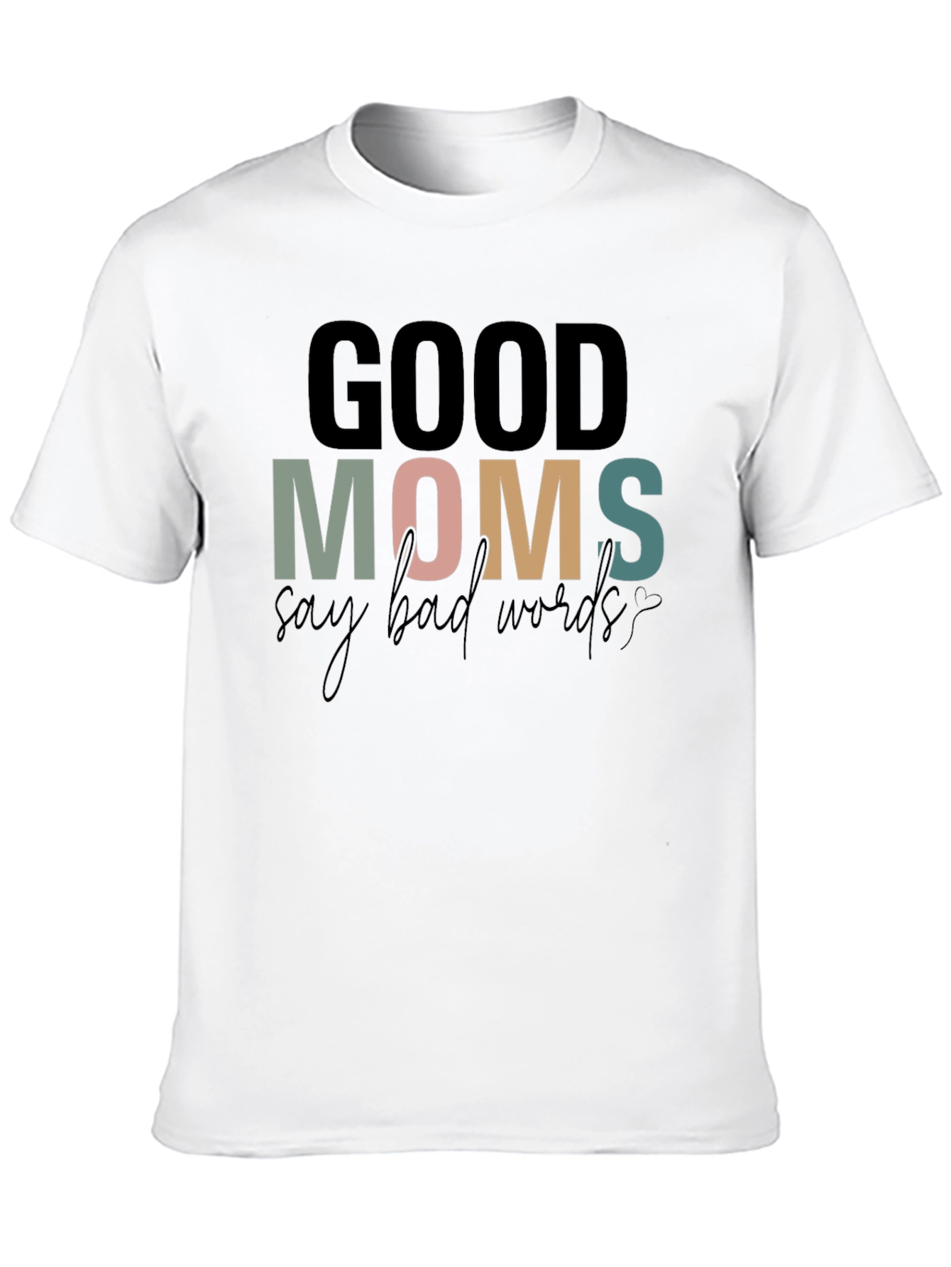 Black Good Moms T-Shirt view 10