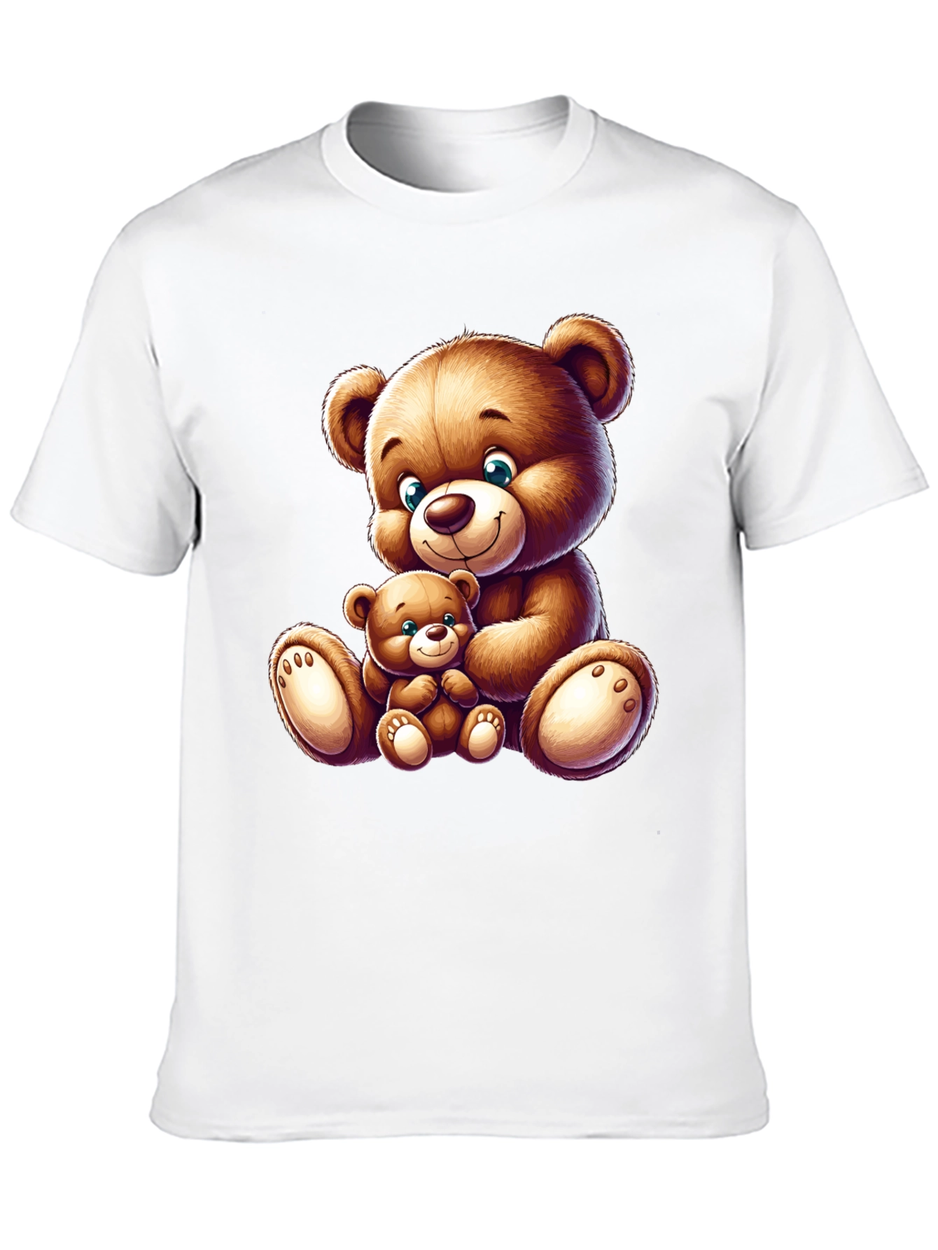 Black Teddy Bear Graphic Tee - Cute Cartoon Design view 10