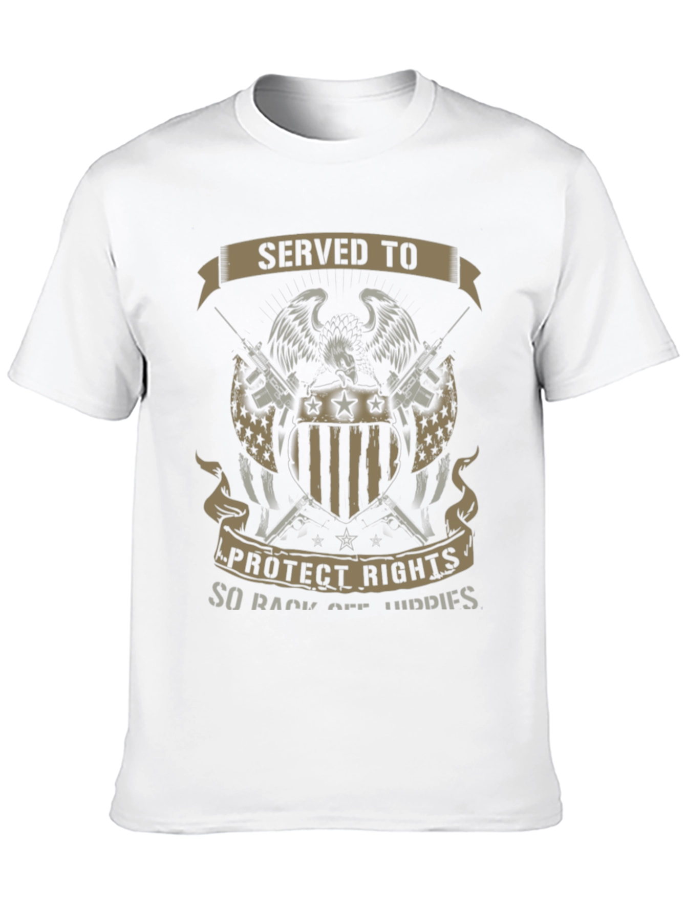 Black Served to Protect T-Shirt view 10