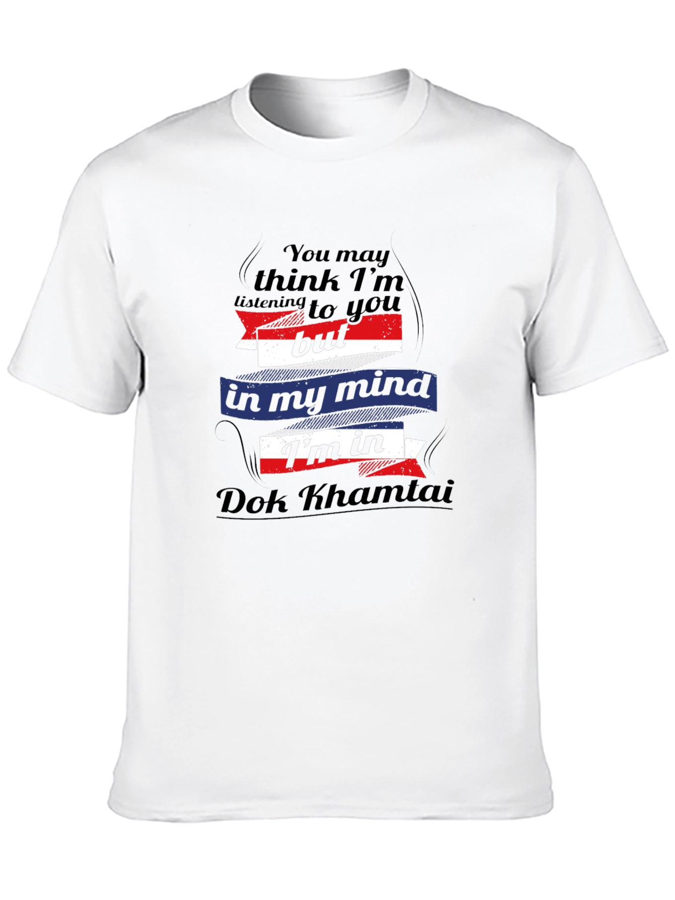 Black Dok Khamtai Mind T-Shirt - Funny Travel Tee view 10
