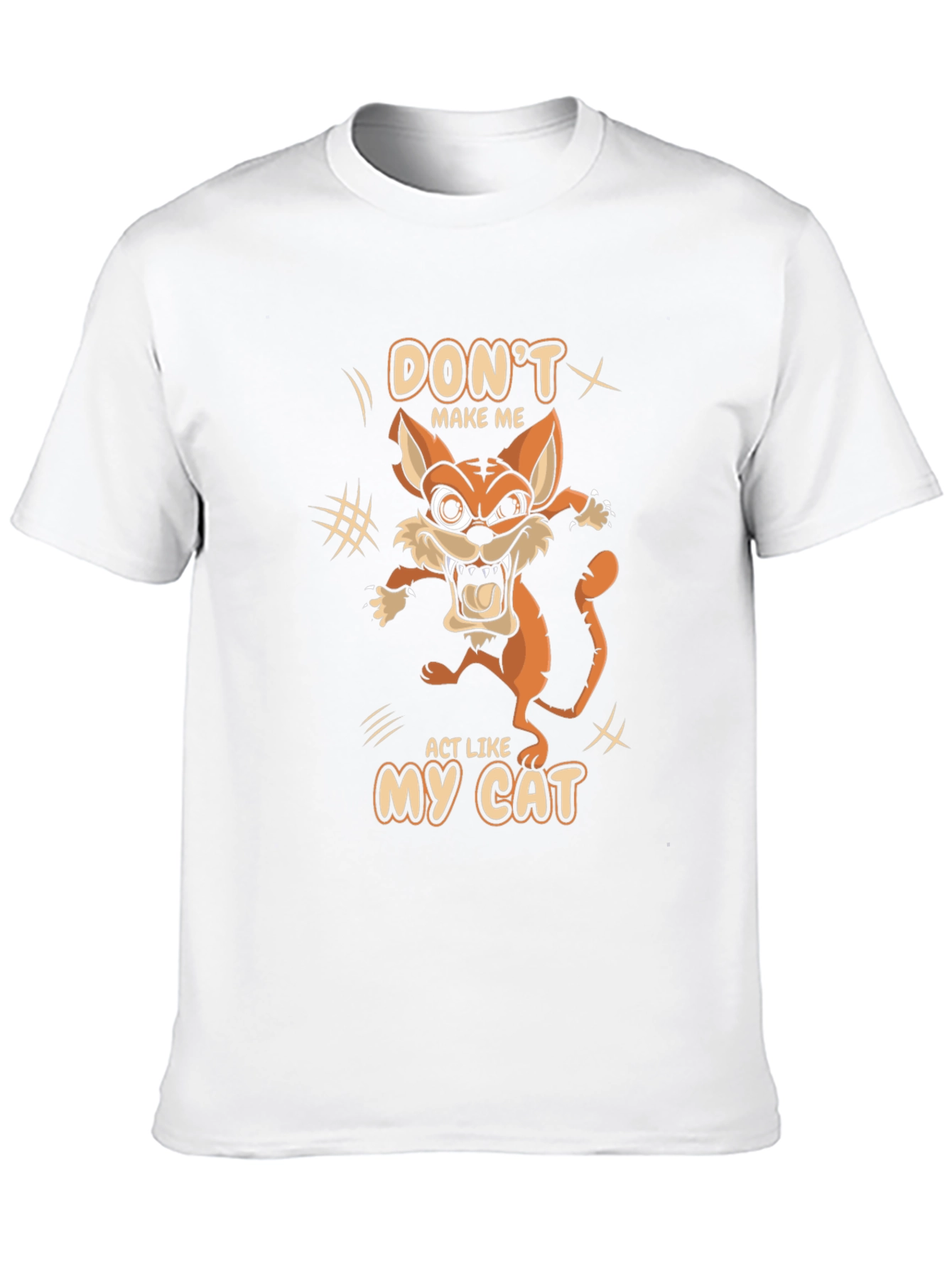 Black Don't Make Me Act Like My Cat T-Shirt view 10