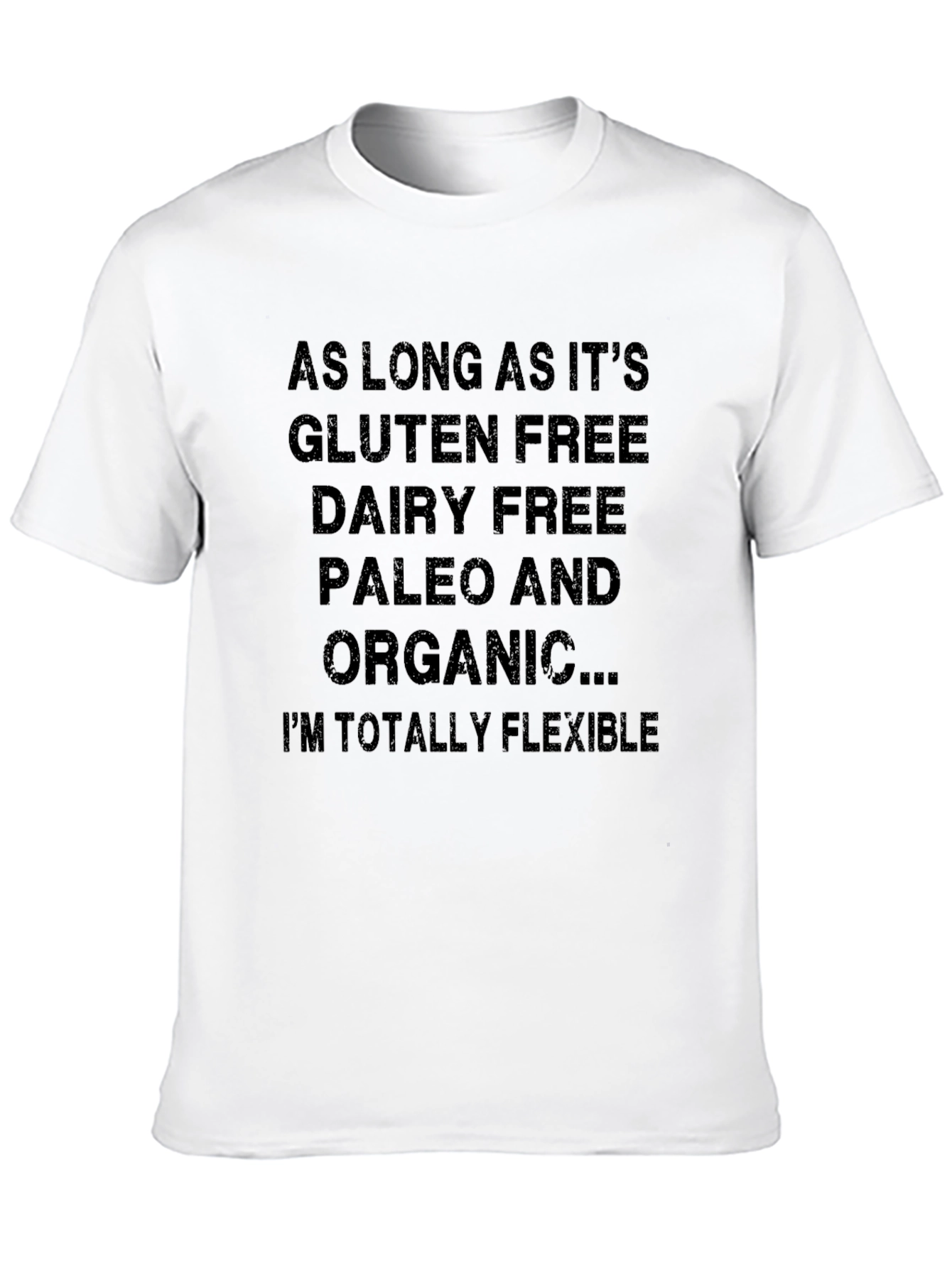 Black Gluten Free Paleo Organic T-Shirt - Unisex view 10