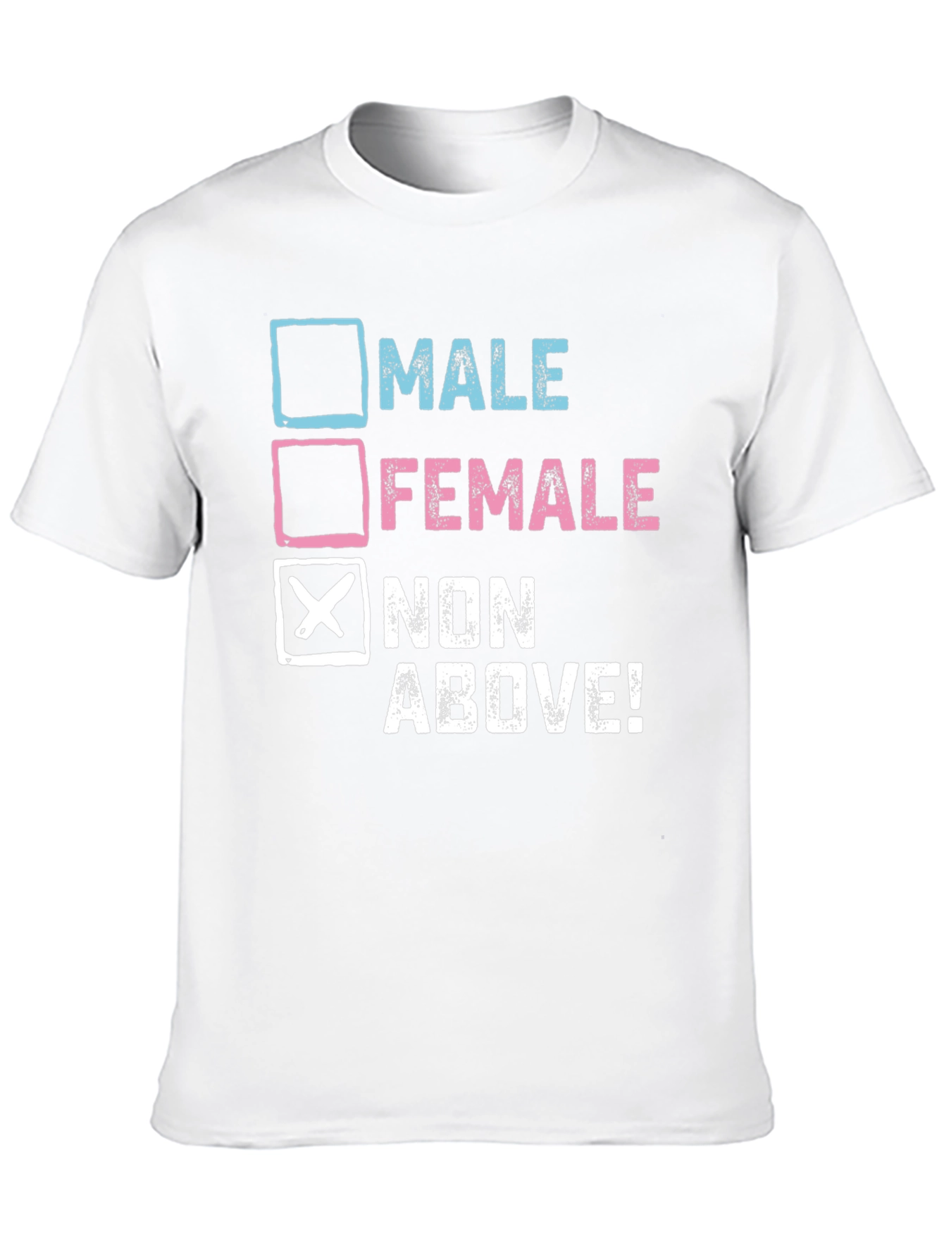 Black Non-Binary Choice T-Shirt view 10