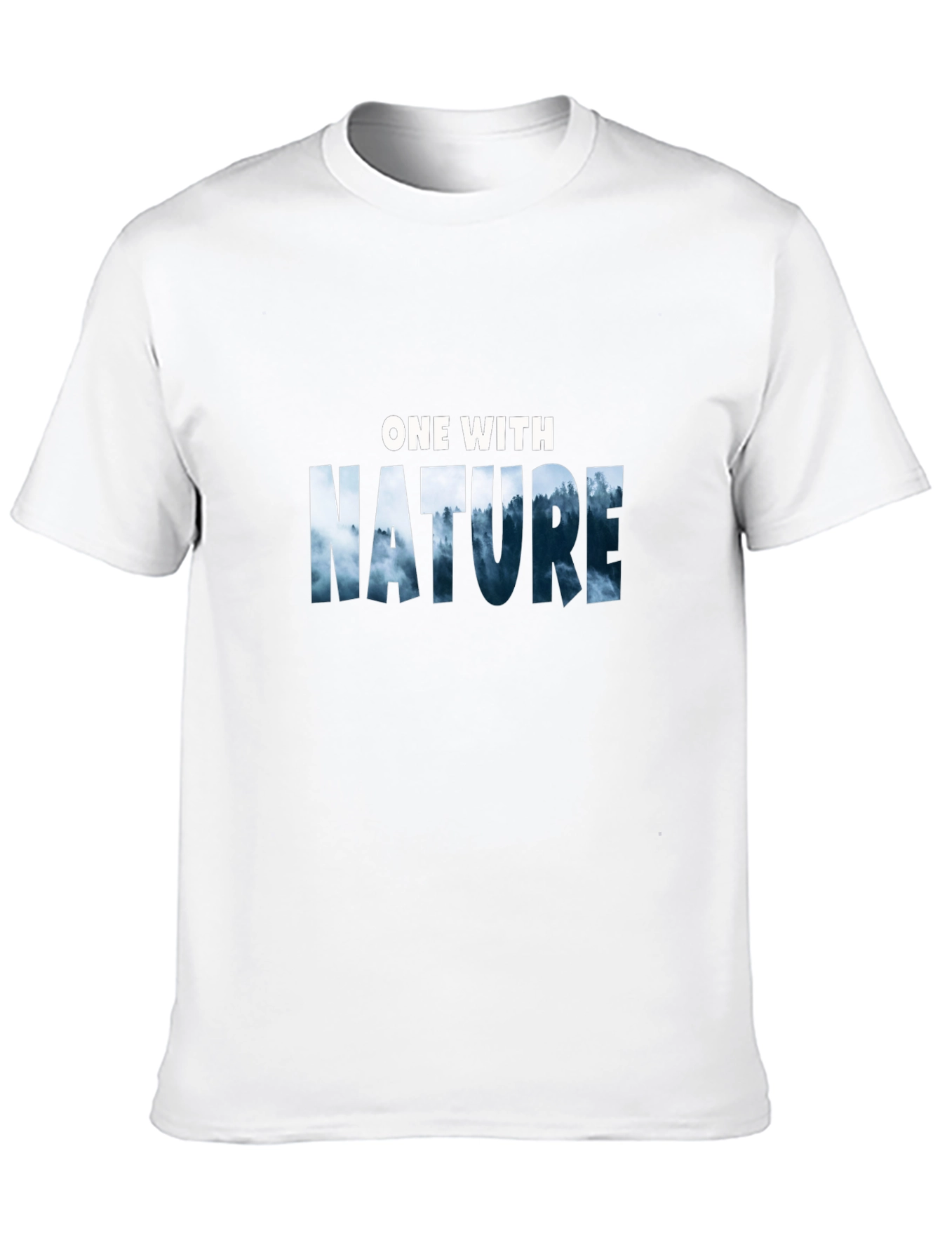 Black One With Nature Graphic T-Shirt - Black view 10