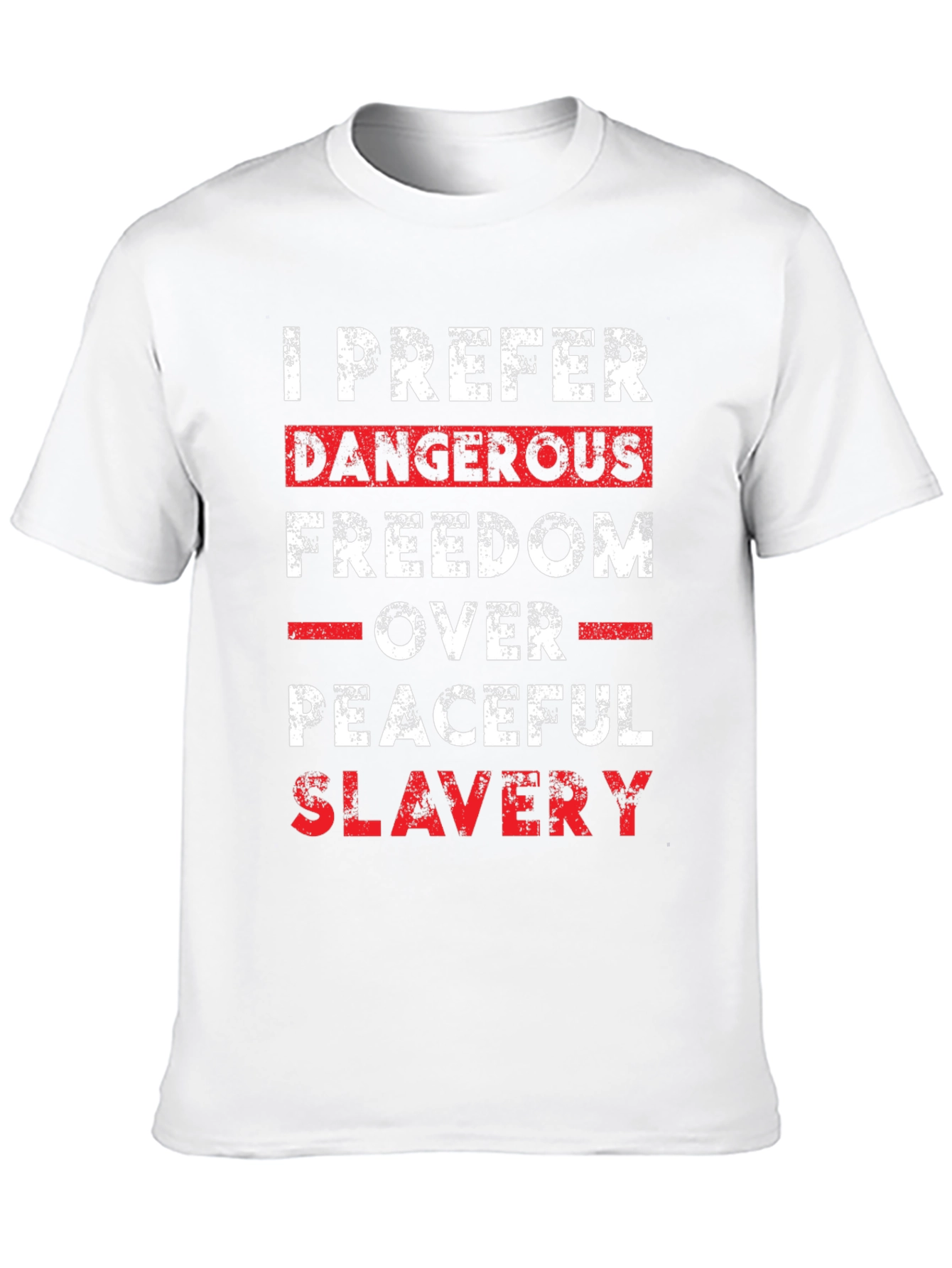Black Dangerous Freedom Graphic Tee view 10
