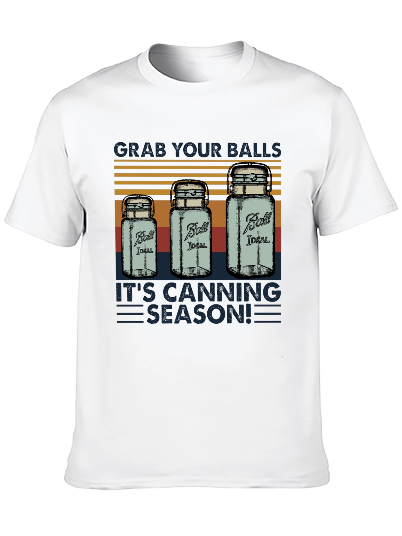 Black Grab Your Balls Canning Season T-Shirt view 10