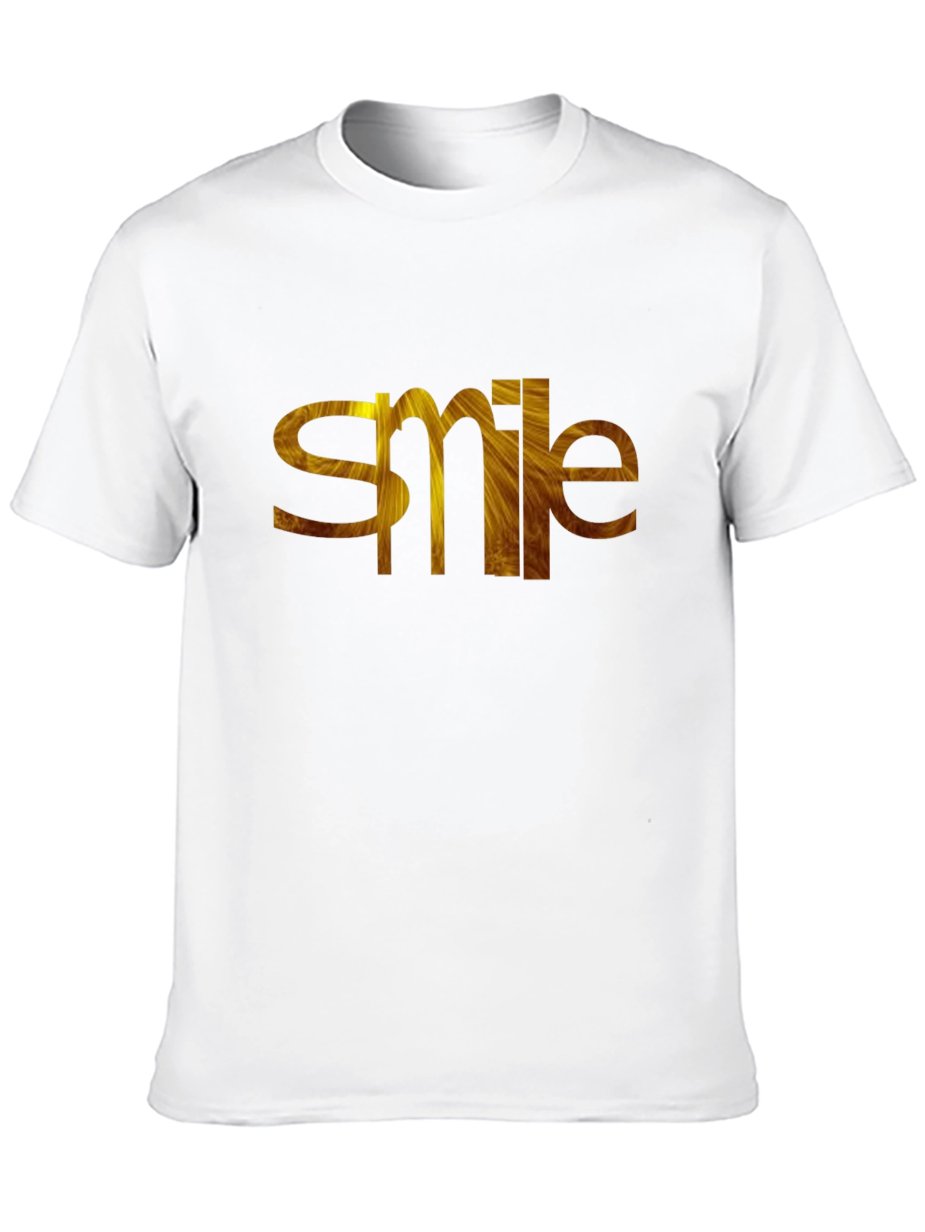 Black Smile Graphic Tee - Black Cotton T-Shirt view 10