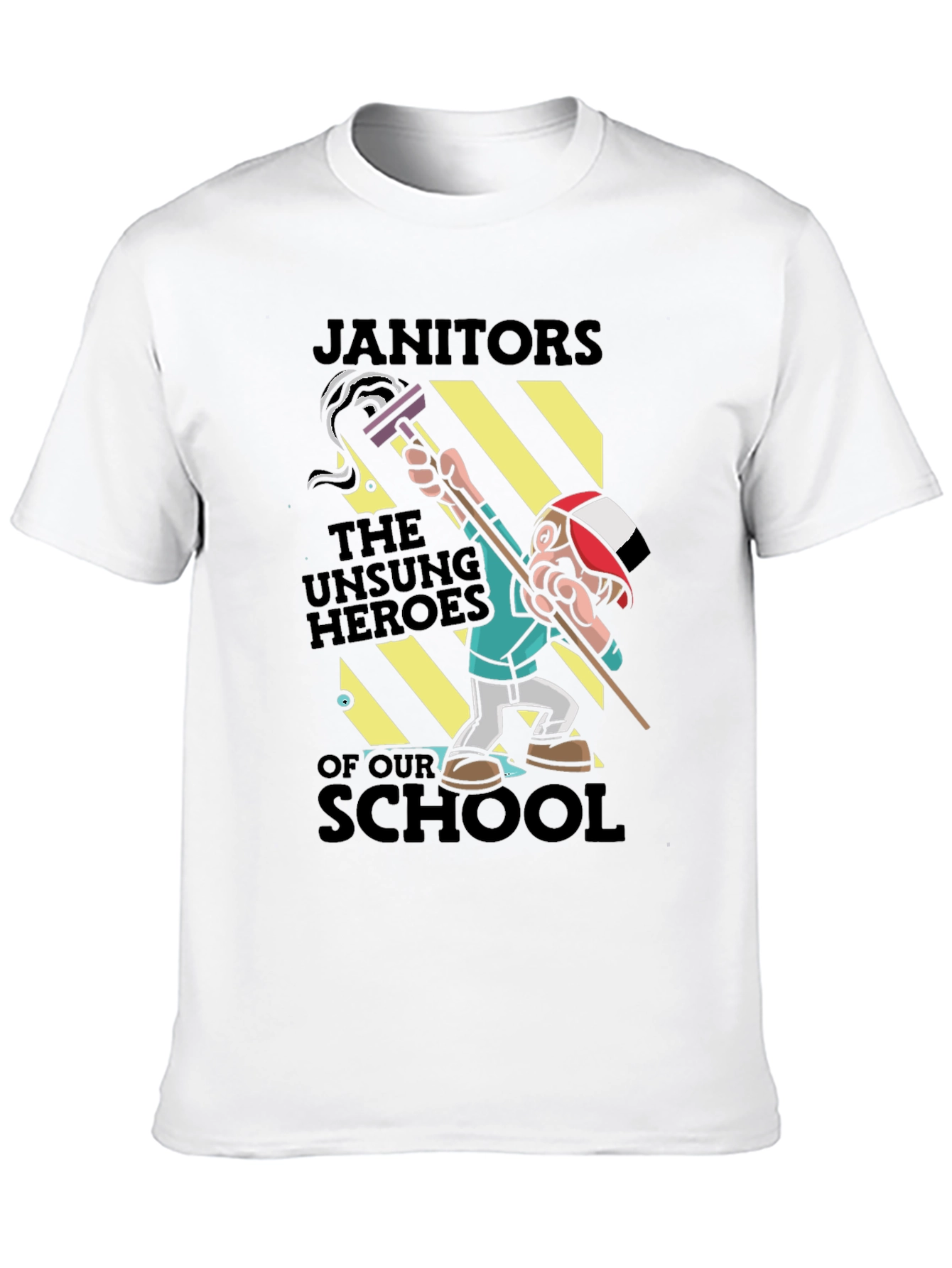 Black Janitors: The Unsung Heroes T-Shirt view 10