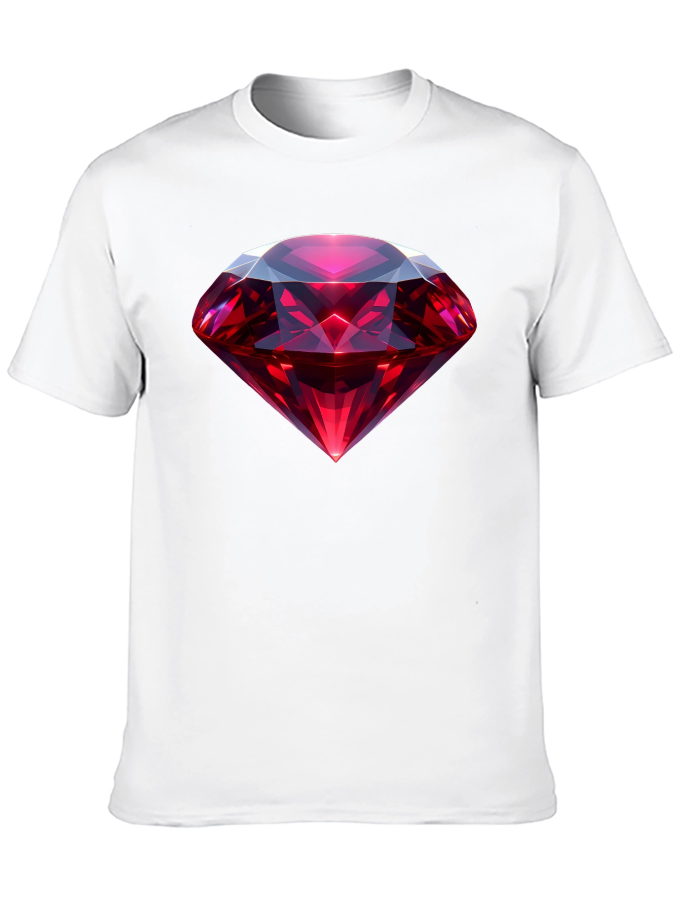 Black Ruby Gem Graphic Tee - Black view 10