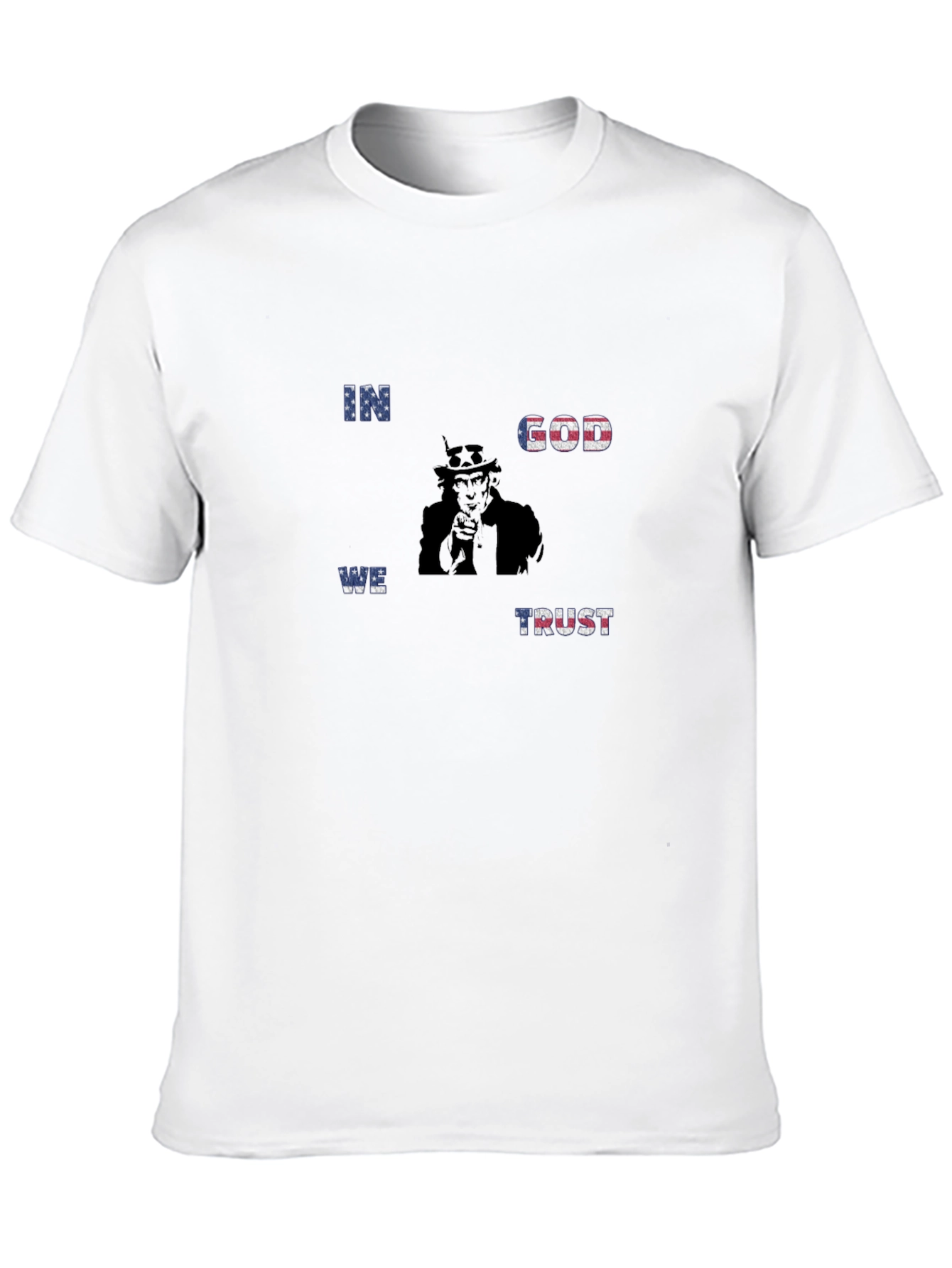 Black In God We Trust Patriotic T-Shirt view 10