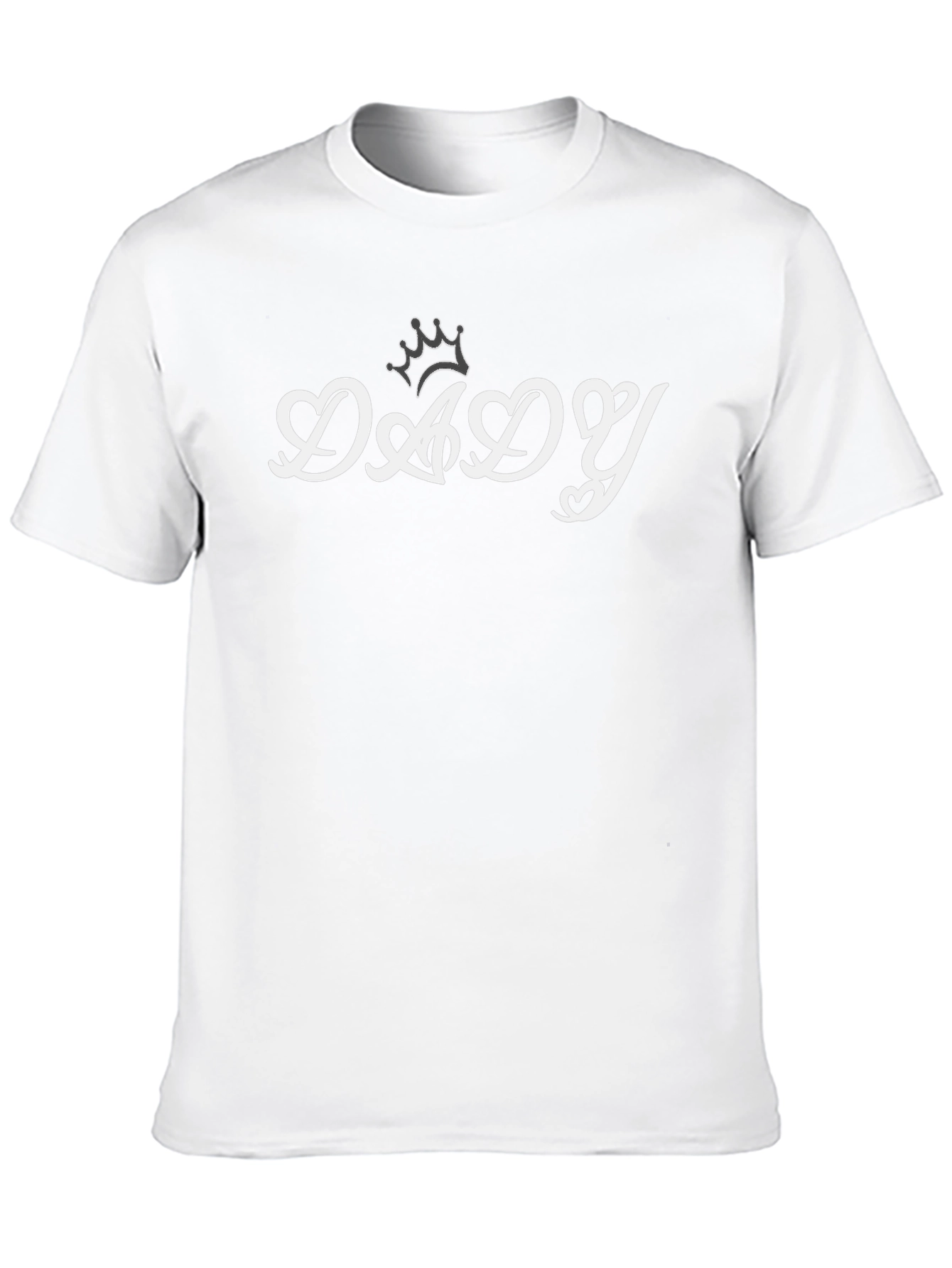 Black Daddy Crown Tee - Stylish Father's Day Gift view 10