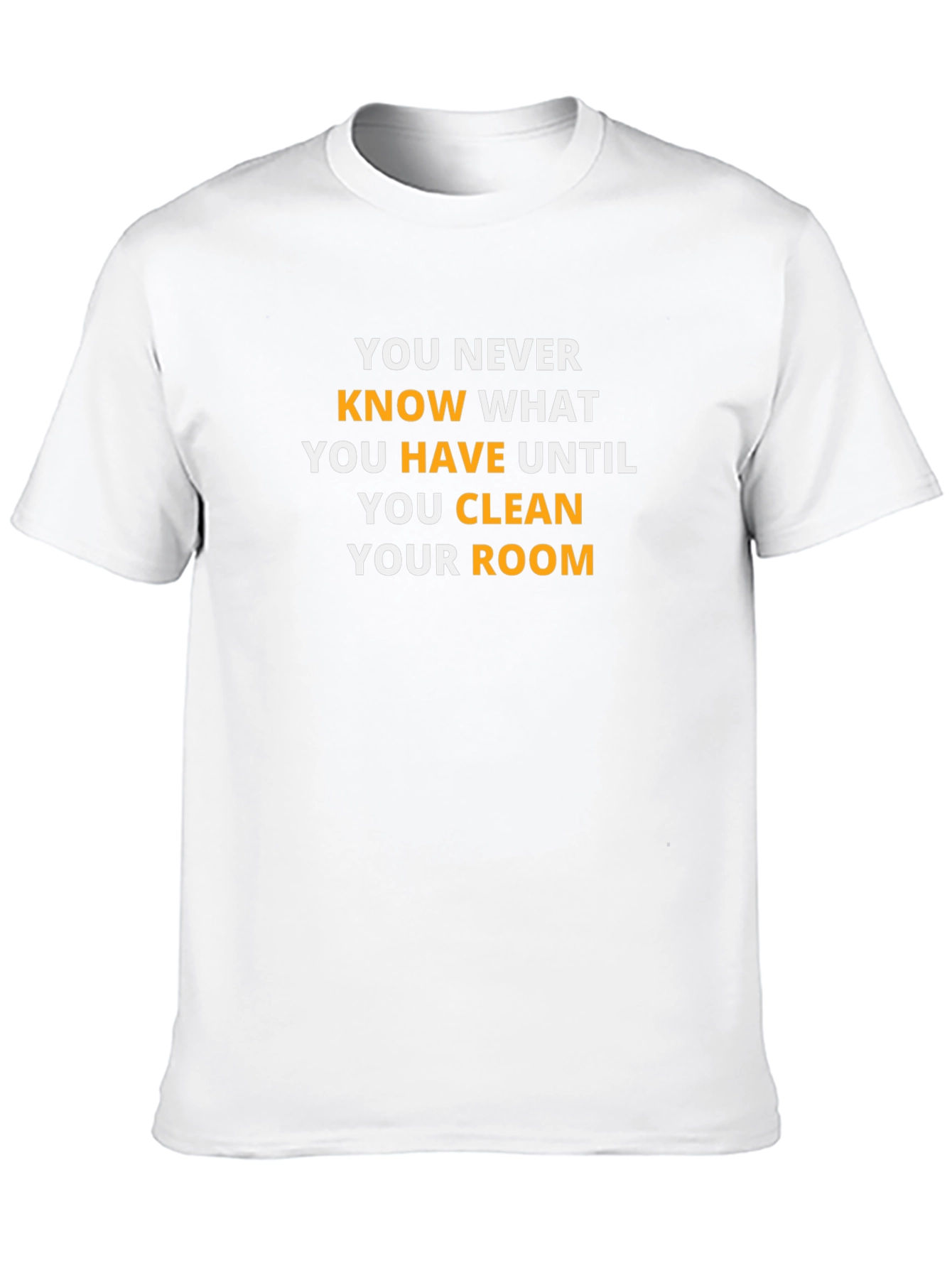 Black Clean Your Room Graphic Tee view 10