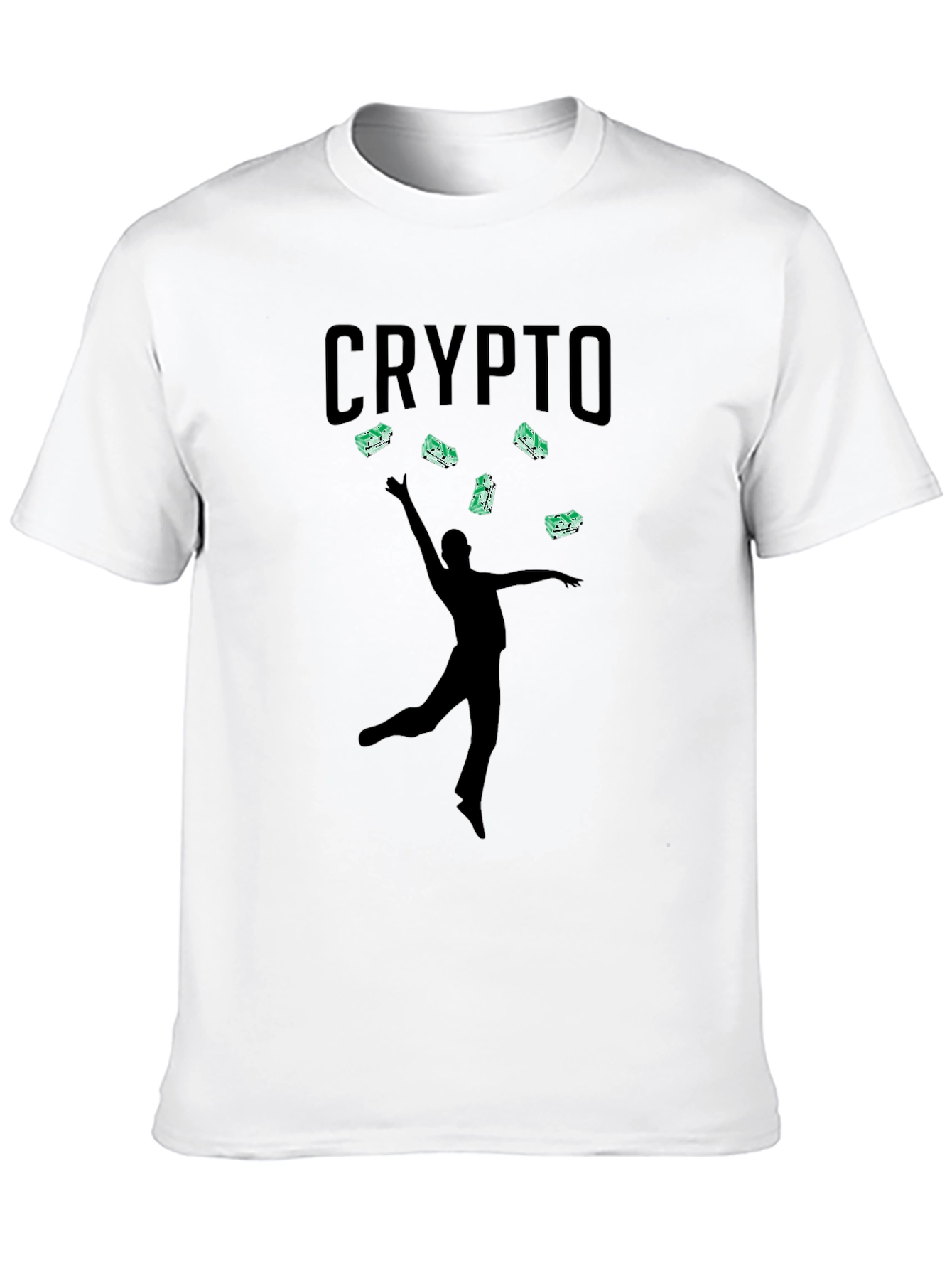Black Crypto Money T-Shirt - Stylish Black Tee view 10