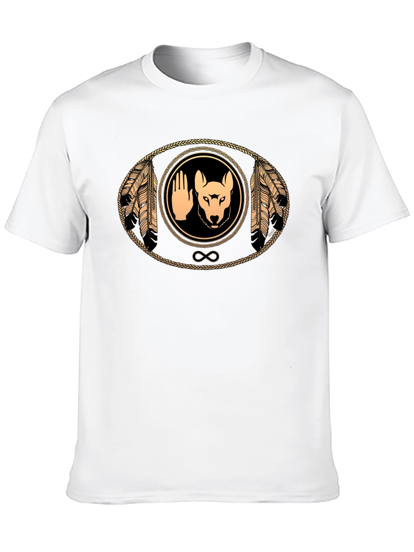 Black Native American Inspired Graphic Tee view 10