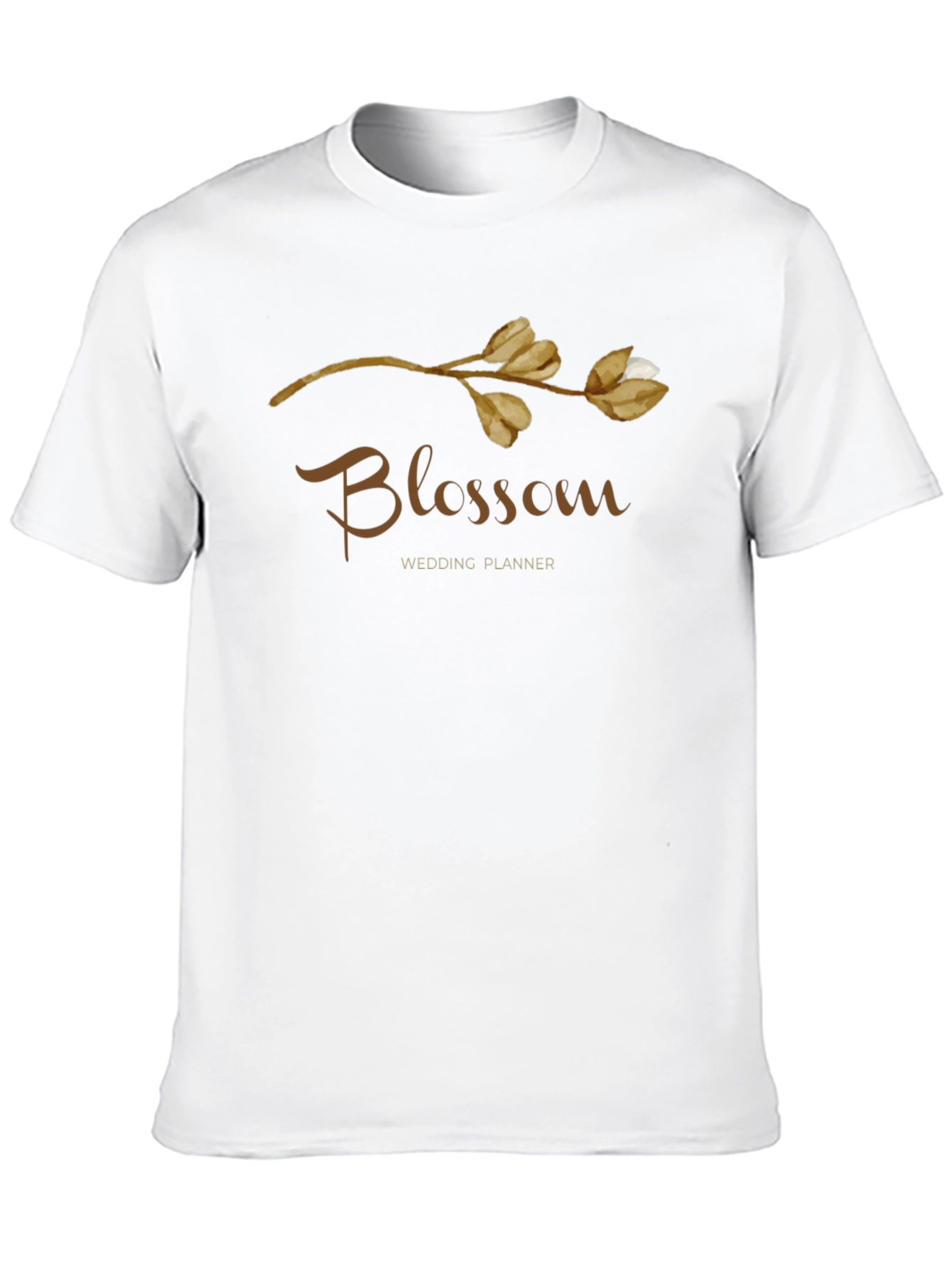 Black Blossom Wedding Planner Black T-Shirt view 10