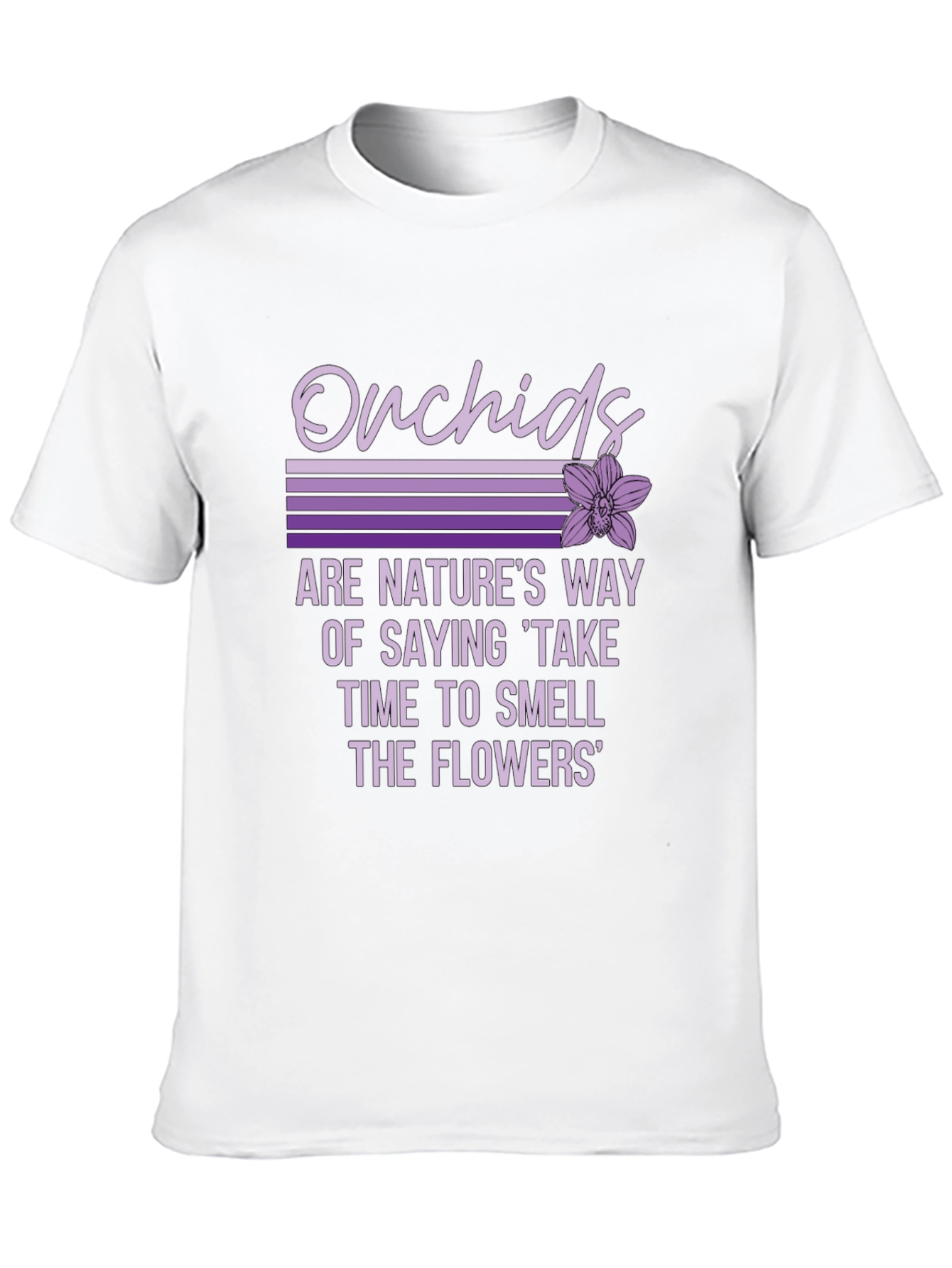 Black Orchids Nature's Way Graphic T-Shirt view 10