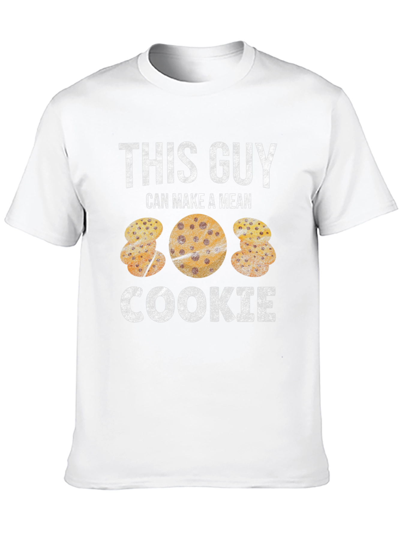 Black Funny Cookie T-Shirt - "This Guy Makes a Mean Cookie" view 10