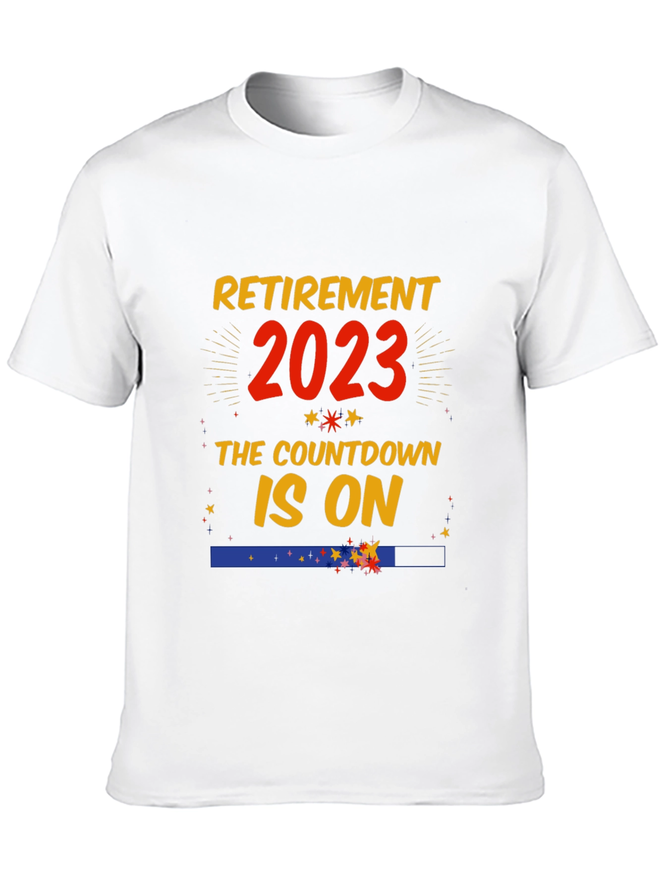 Black Retirement 2023 Countdown T-Shirt view 10