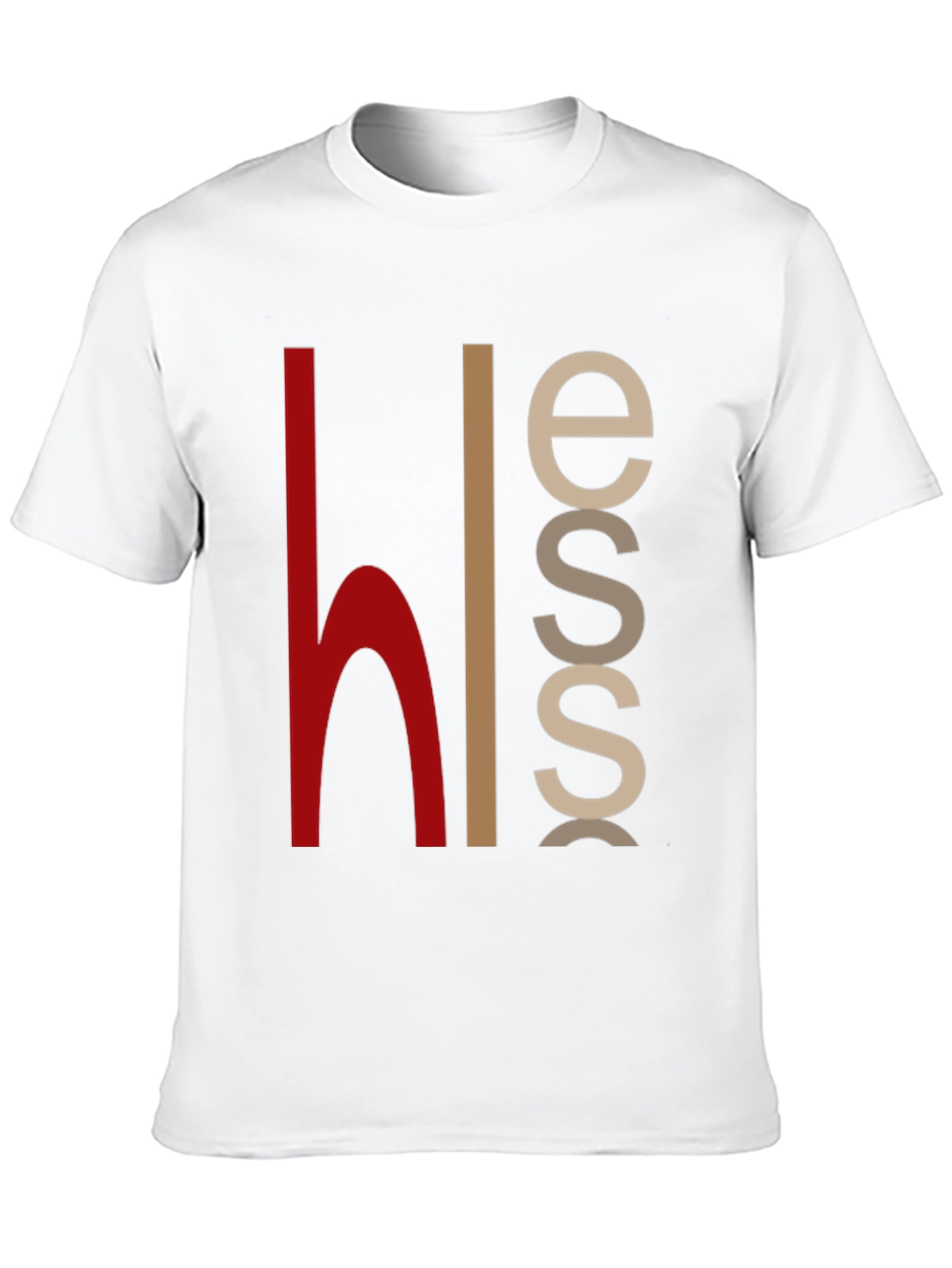 Black Modern Graphic Print Crew Neck T-Shirt view 10