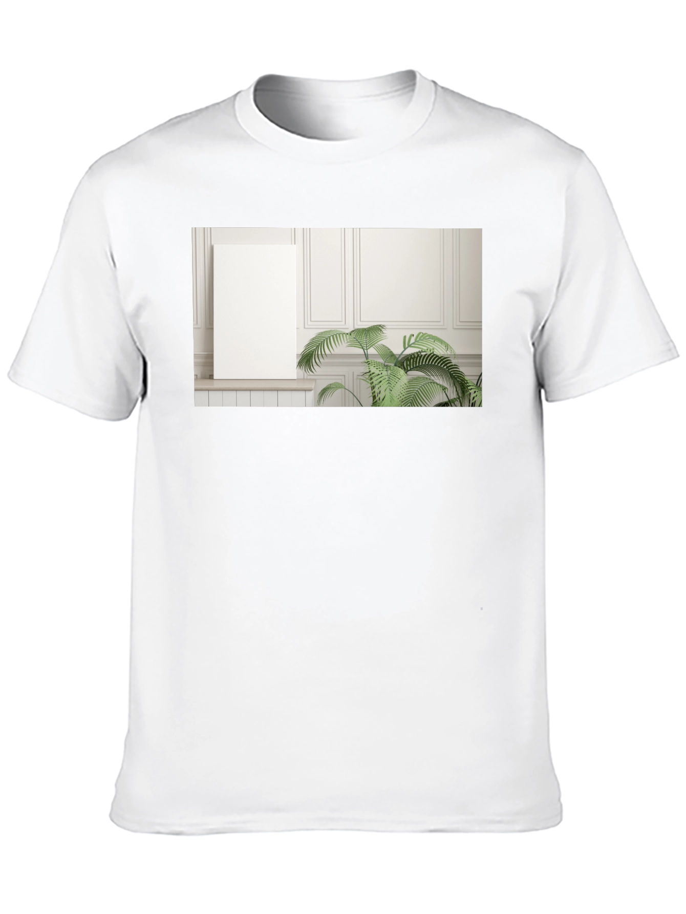 Black Modern Art Print T-Shirt view 10