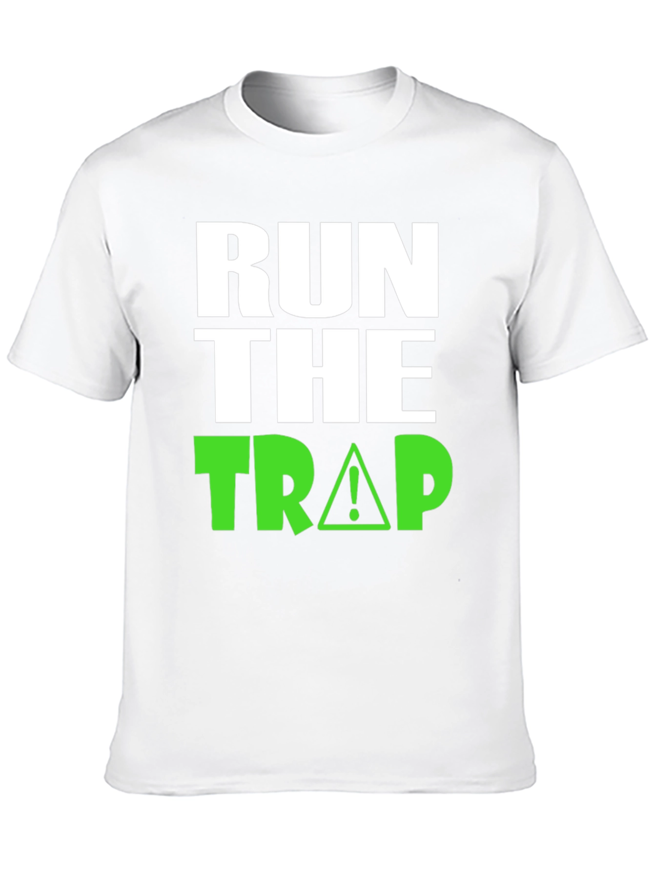 Black Run the Trap Black Graphic T-Shirt view 10