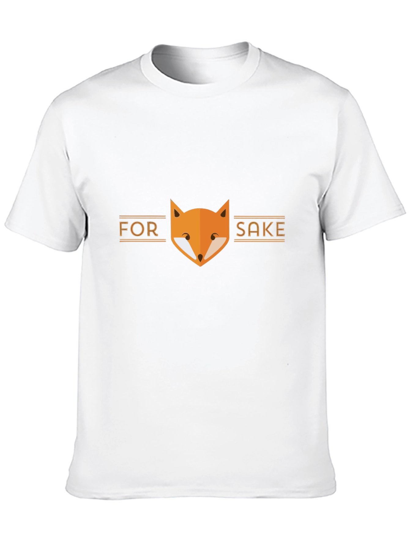 Black For Fox Sake T-Shirt - Black Graphic Tee view 10
