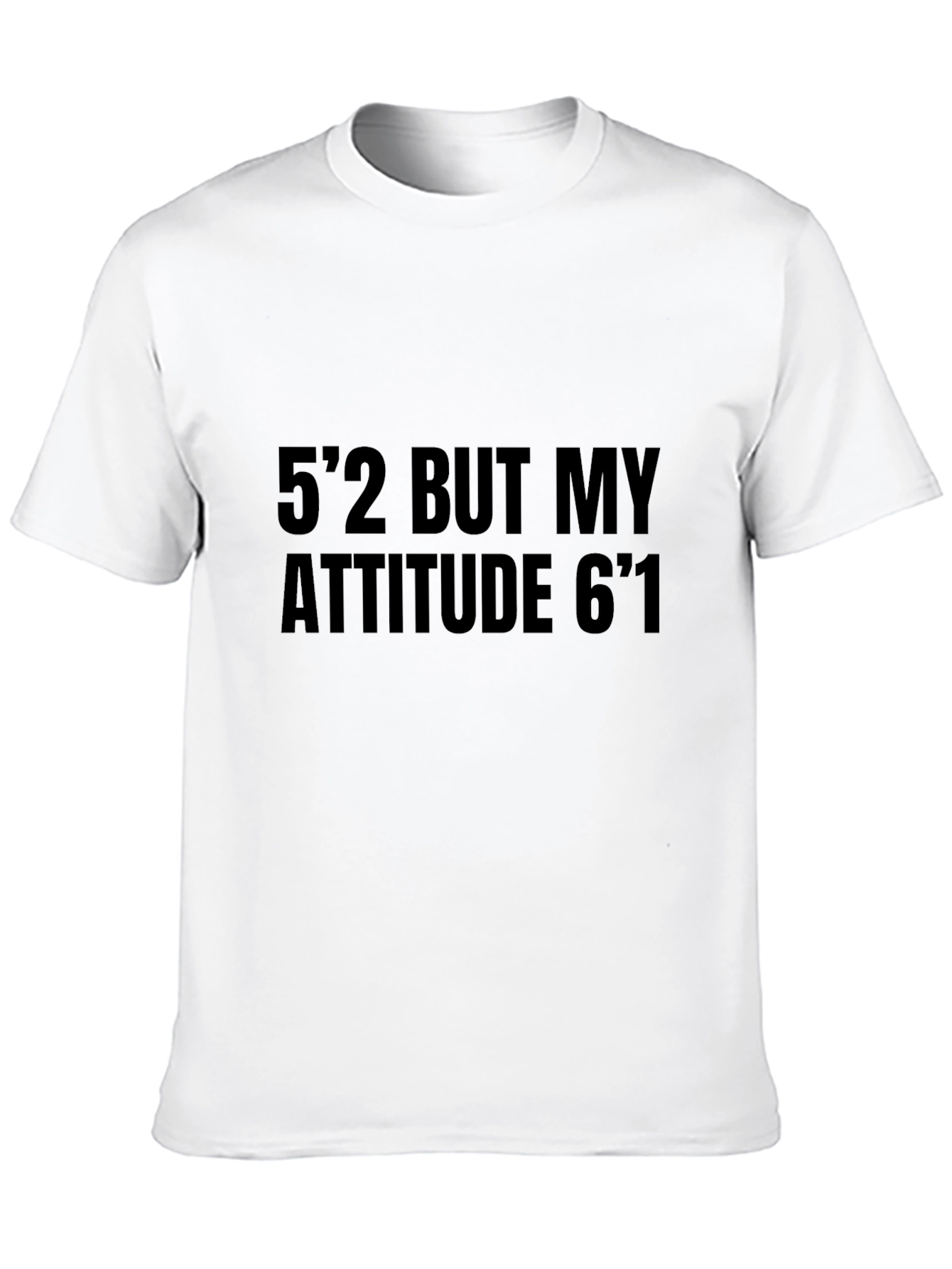Black Attitude Funny Graphic Tee view 10