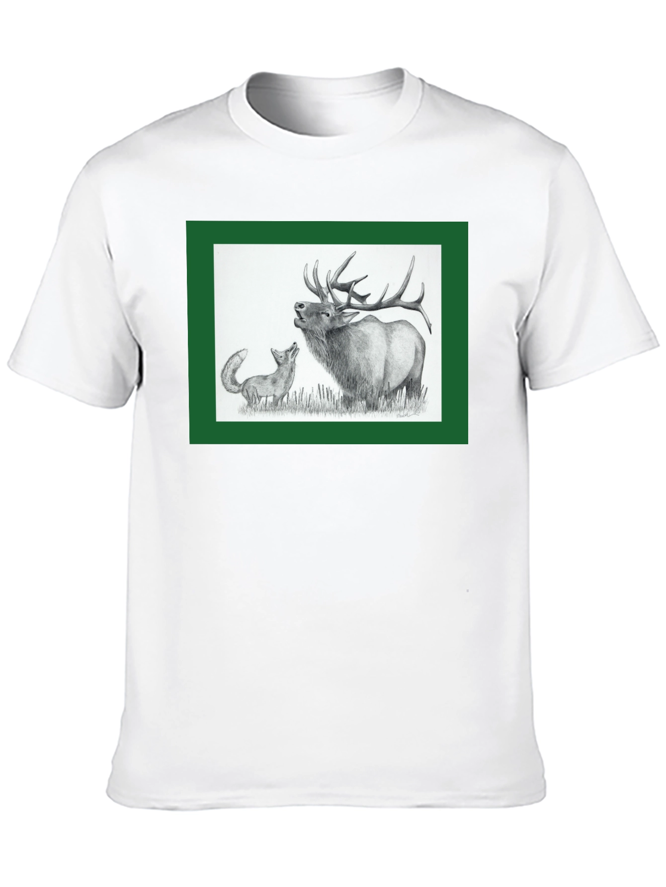 Black Elk and Fox Graphic Tee - Nature Lovers view 10