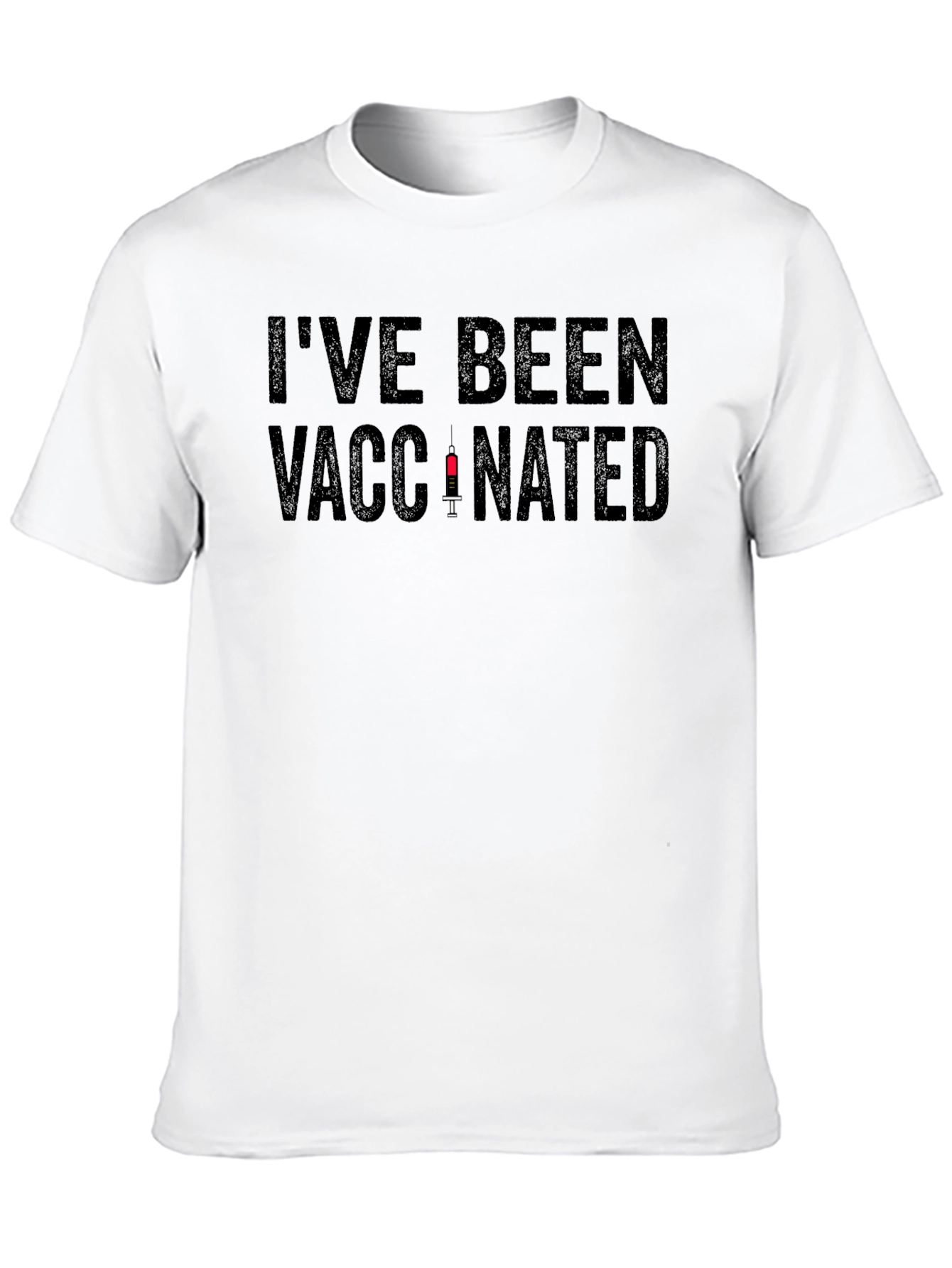 Black I've Been Vaccinated T-Shirt - Novelty Graphic Tee view 10