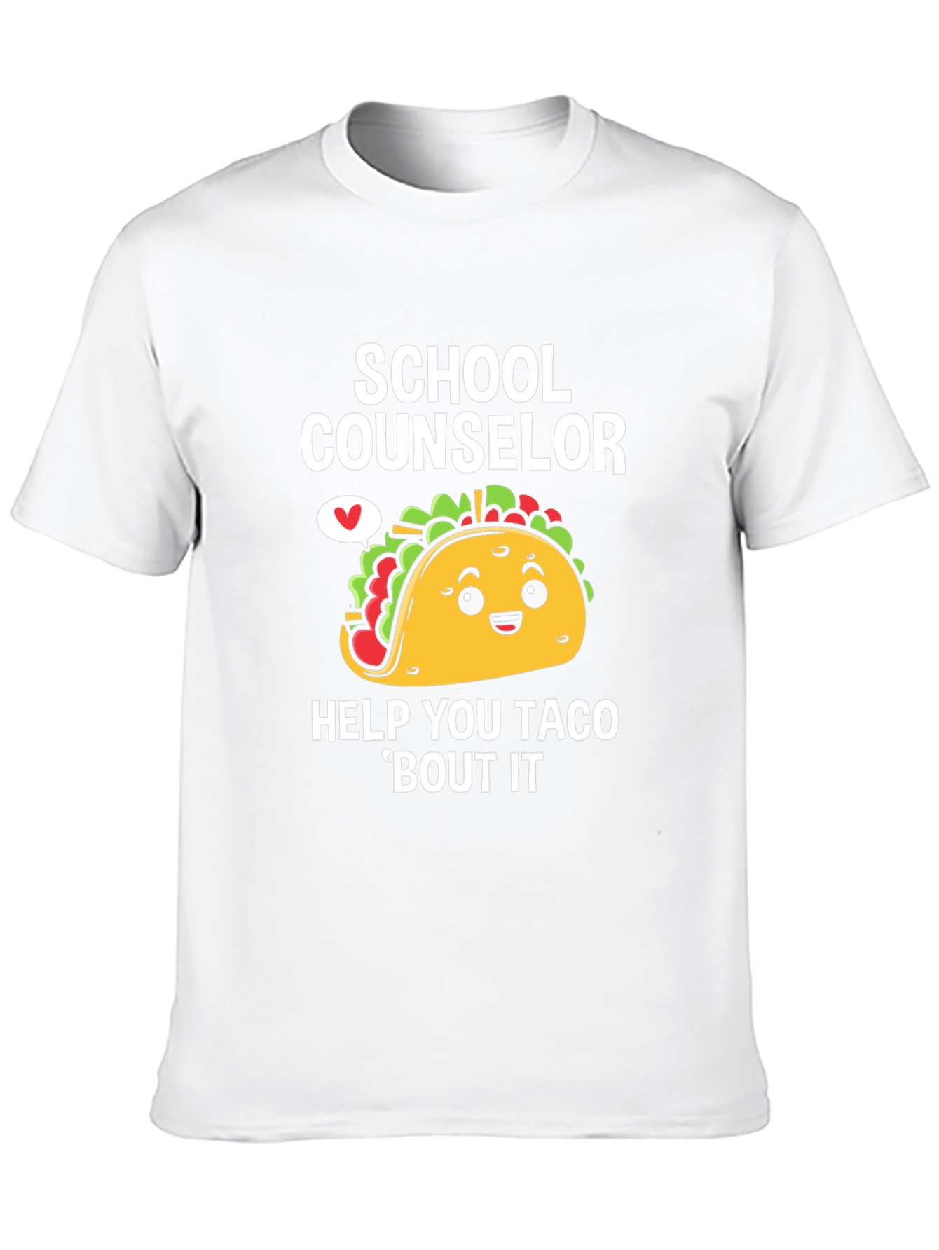 Black School Counselor Taco 'Bout It T-Shirt view 10