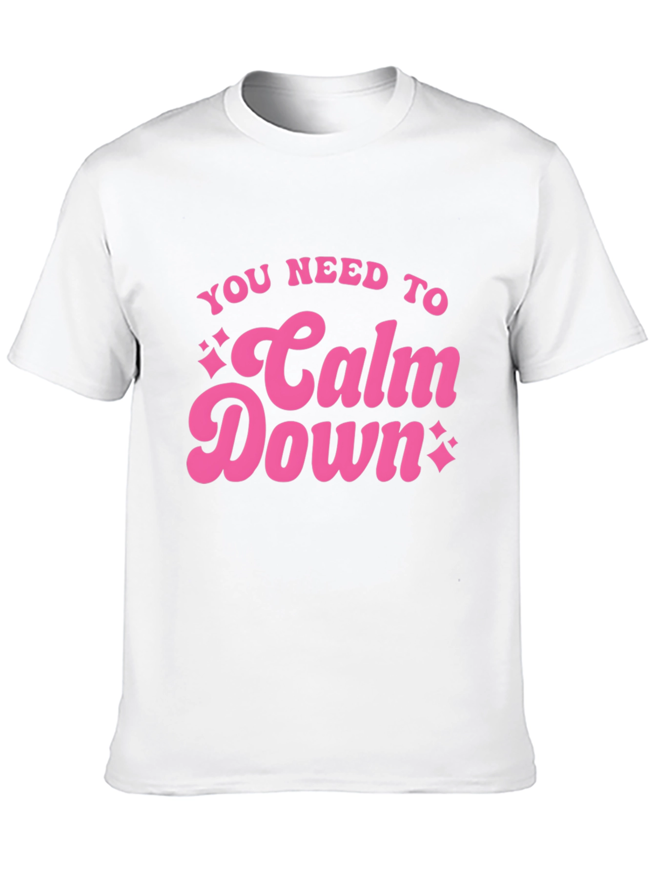 Black You Need To Calm Down Graphic Tee view 10