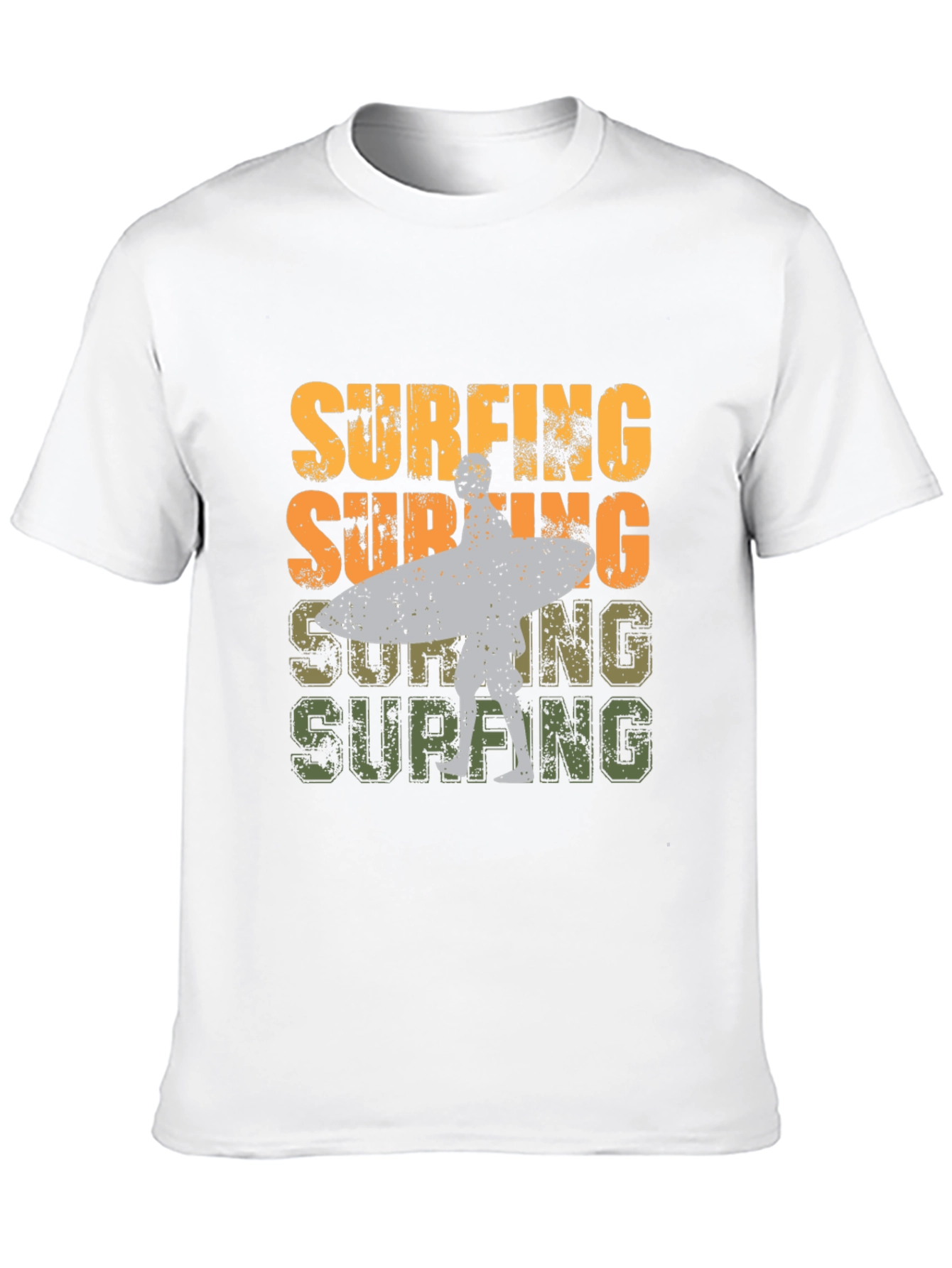 Black Retro Surfing Graphic Tee view 10