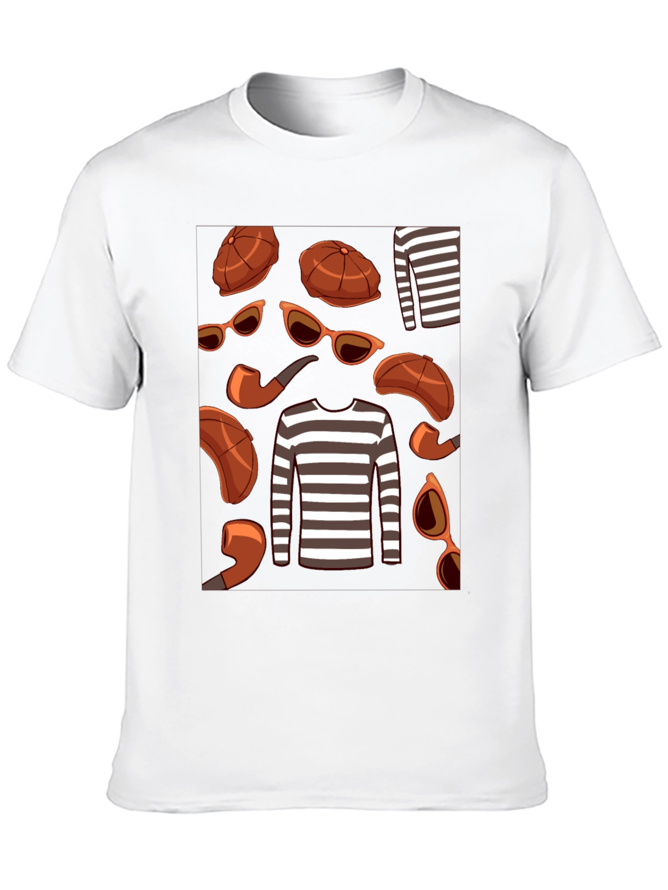 Black Detective Style Graphic T-Shirt view 10