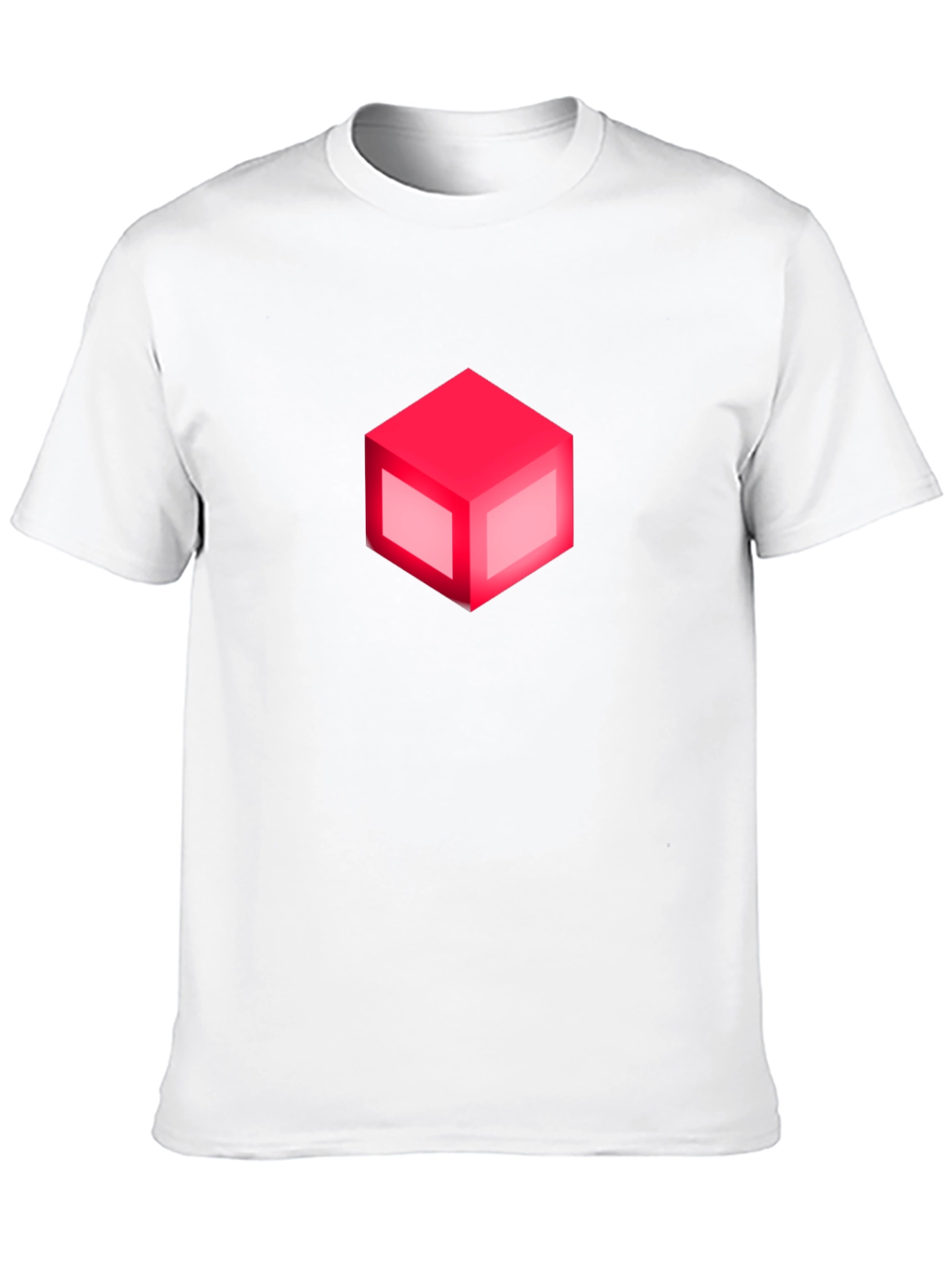 Black Isometric Cube Graphic Tee - Cool & Modern view 10