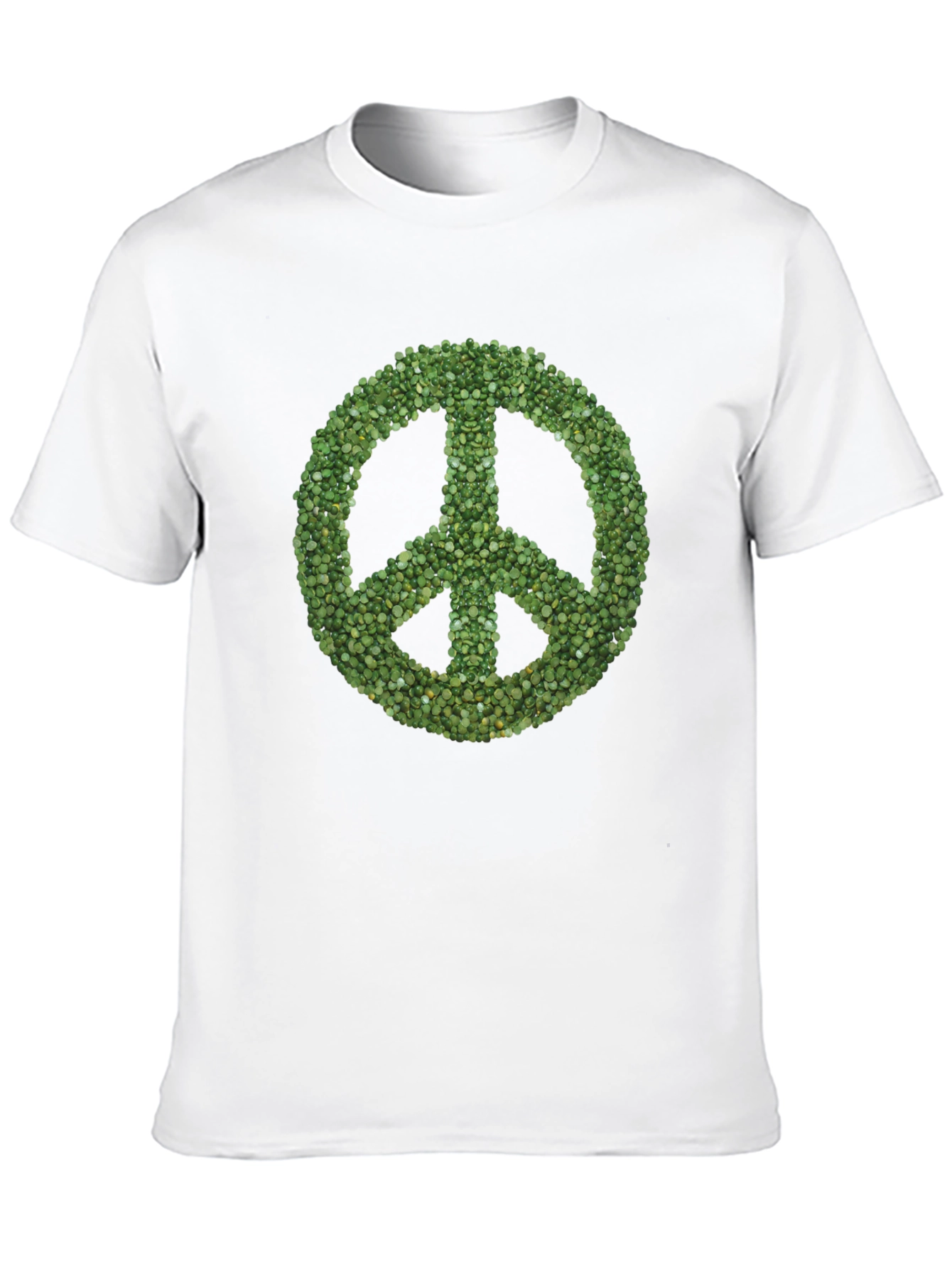 Black Peace Sign T-Shirt - Green Seeds view 10