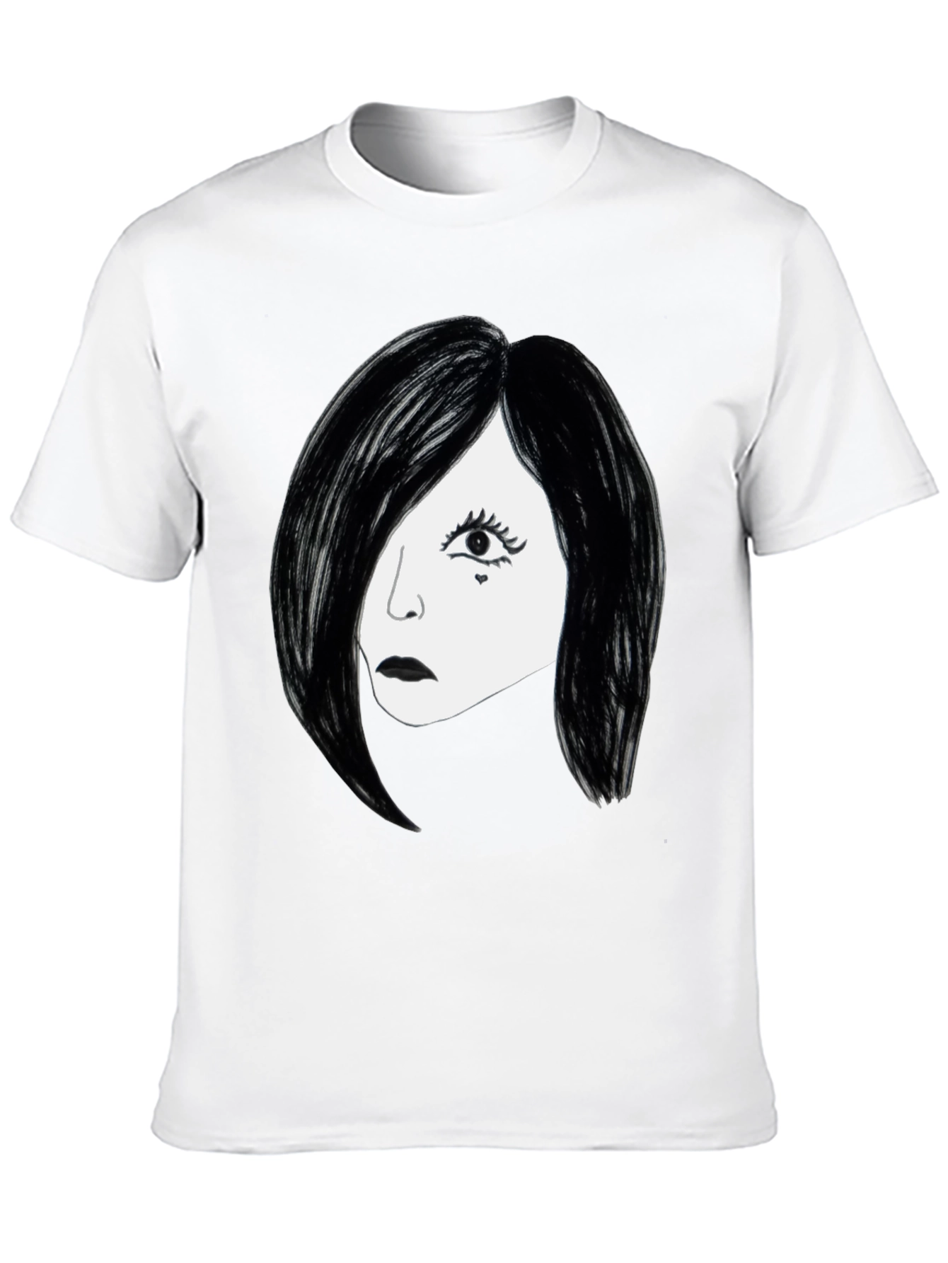 Black Gothic Glam T-Shirt - Black view 10