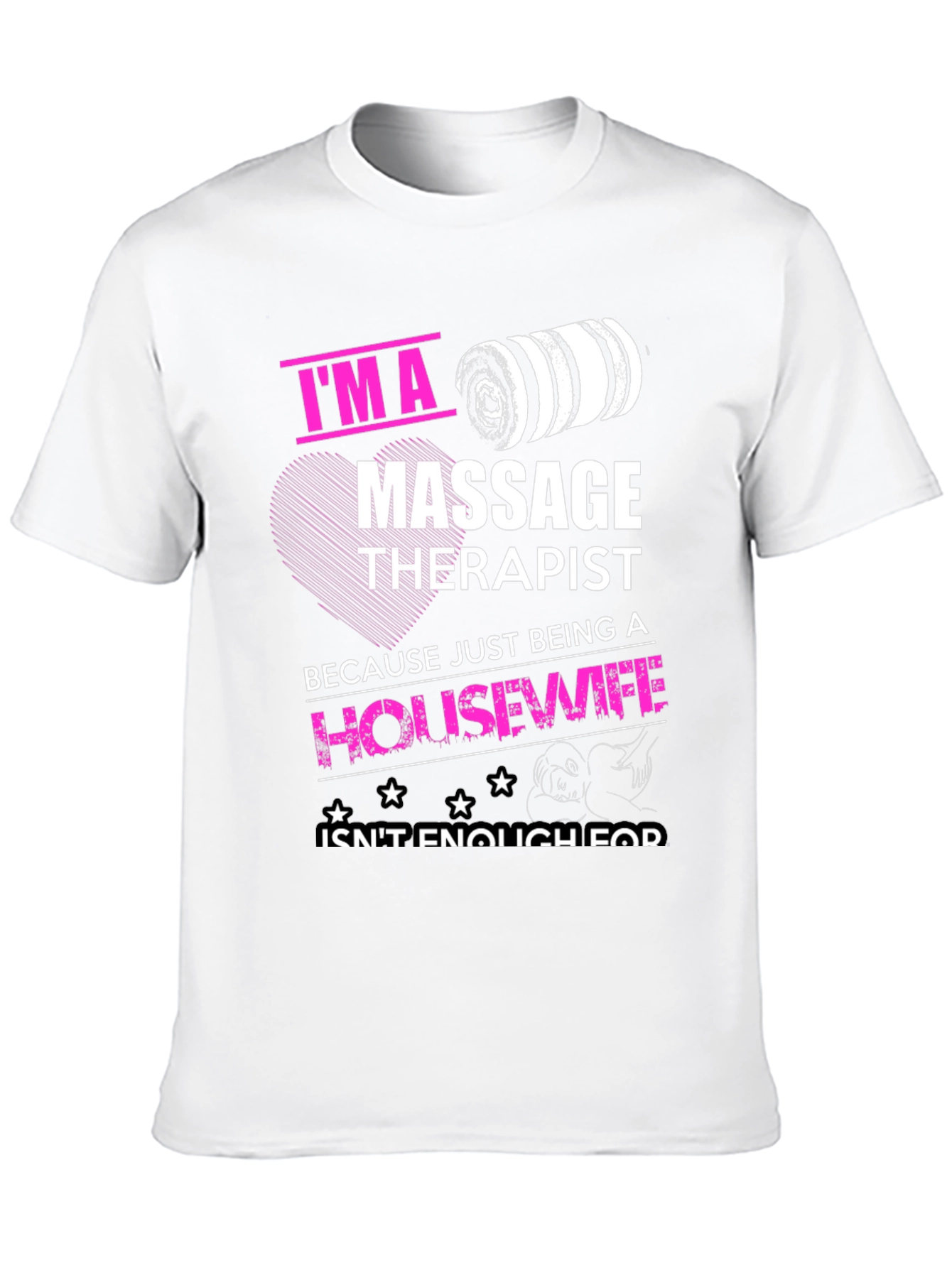 Black Massage Therapist Graphic Tee view 10