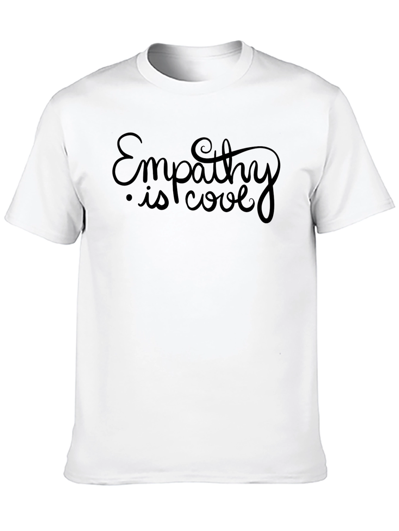 Black Empathy is Cool Black Graphic Tee view 10