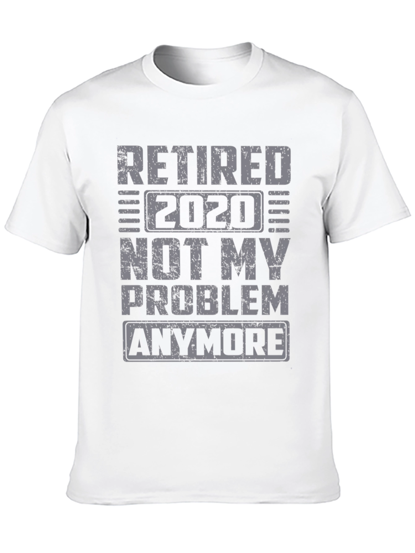 Black Retired 2020 Graphic T-Shirt view 10