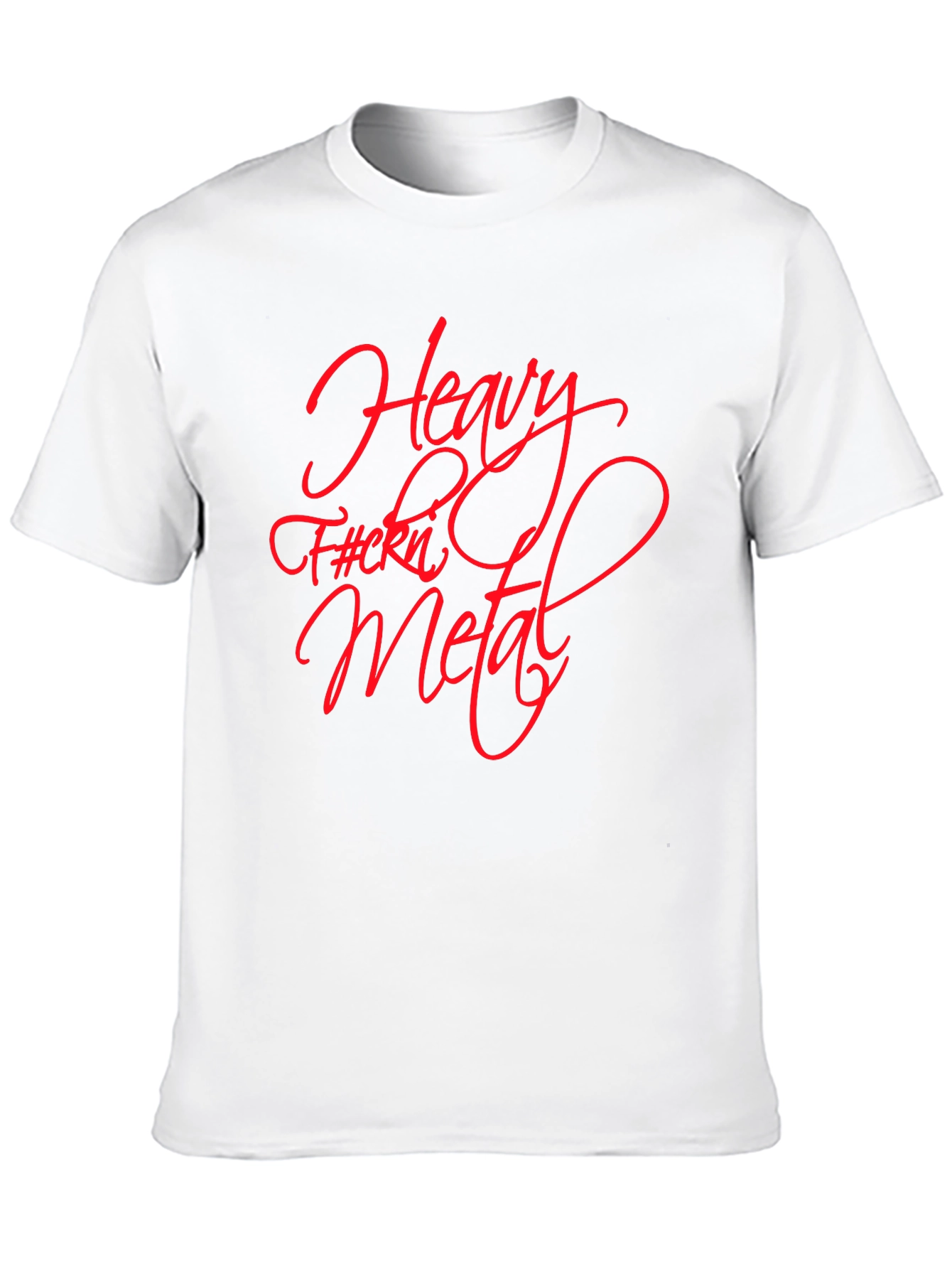 Black Heavy F*ckin Metal Black T-Shirt view 10