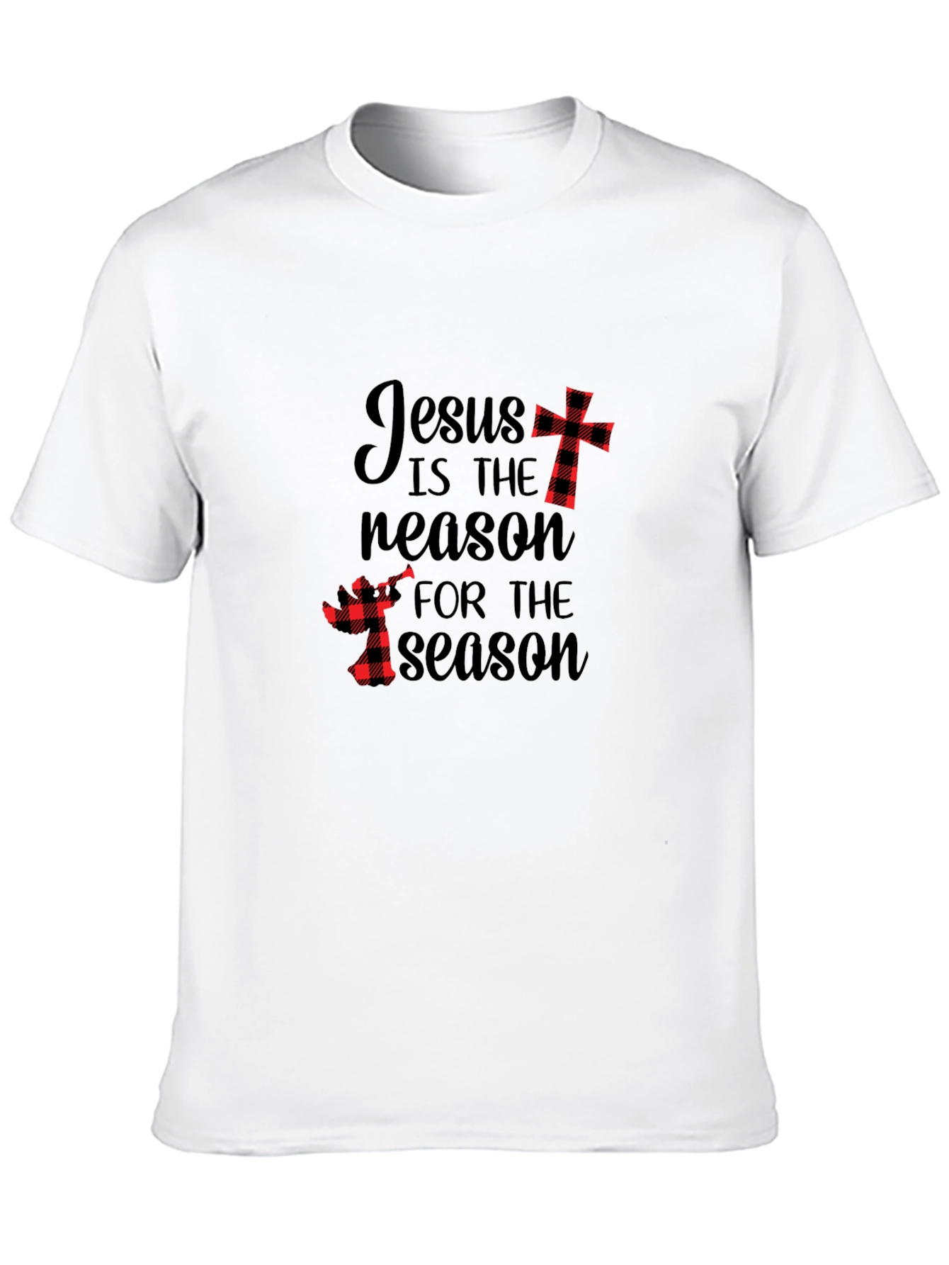 Black Jesus is the Reason for the Season Black T-Shirt view 10