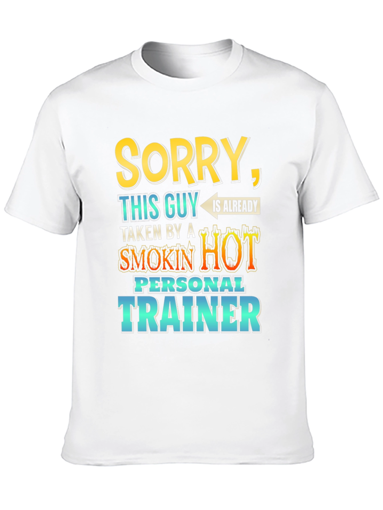 Black Funny Personal Trainer T-Shirt for Men view 10