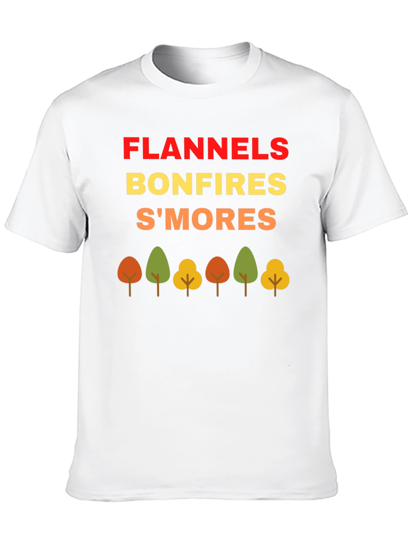 Fall Flannels Bonfires S'mores T-Shirt - 10