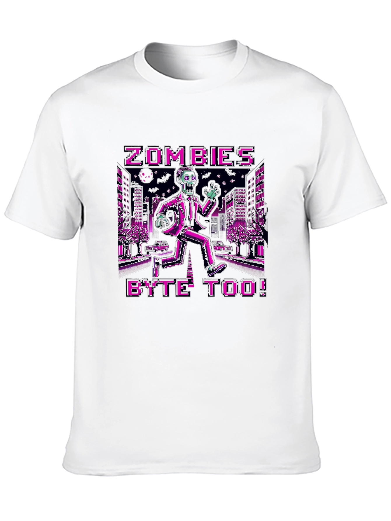 Black Zombie's Byte Too! Graphic T-Shirt view 10