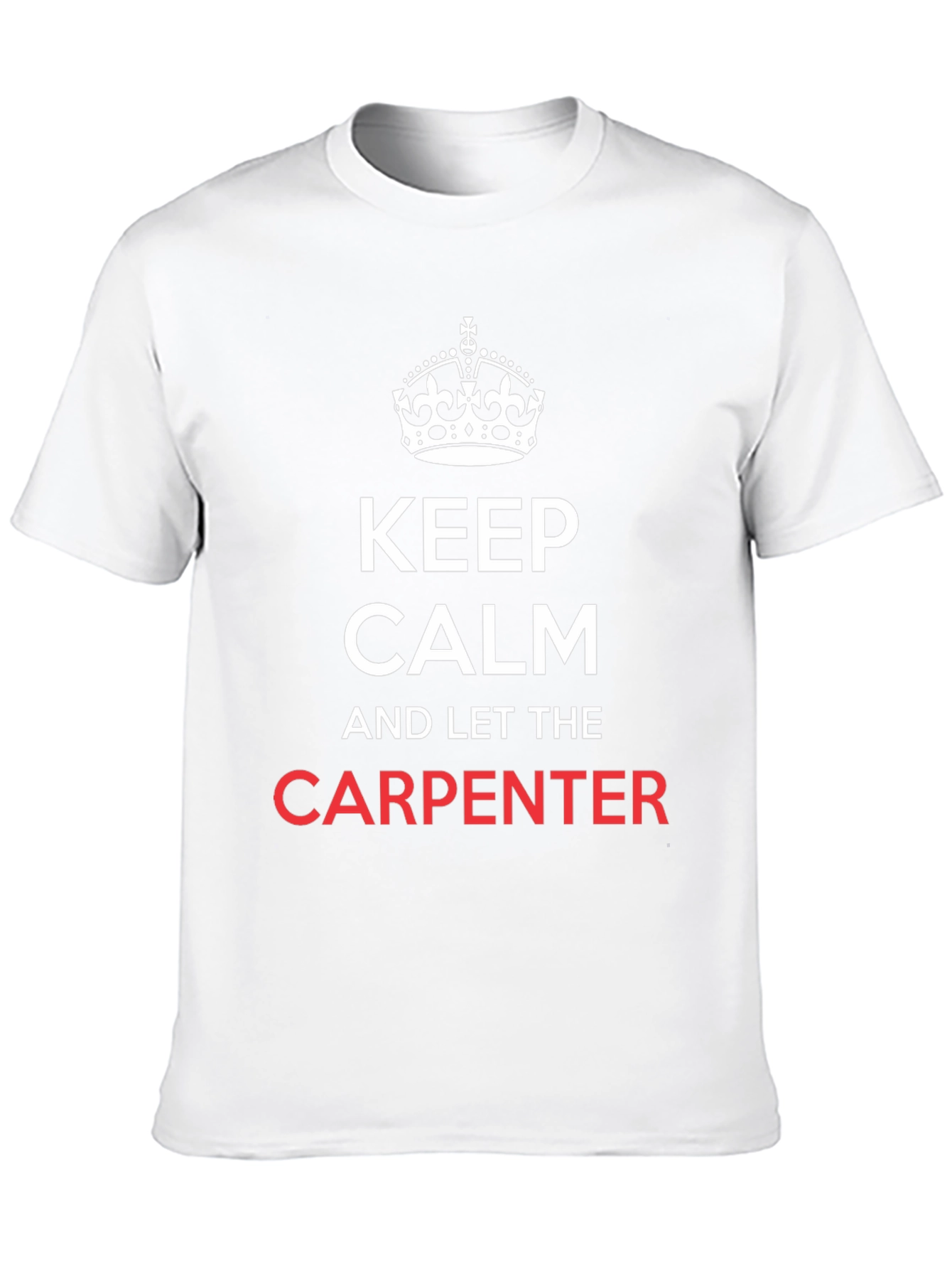 Black Keep Calm and Let The Carpenter T-Shirt view 10